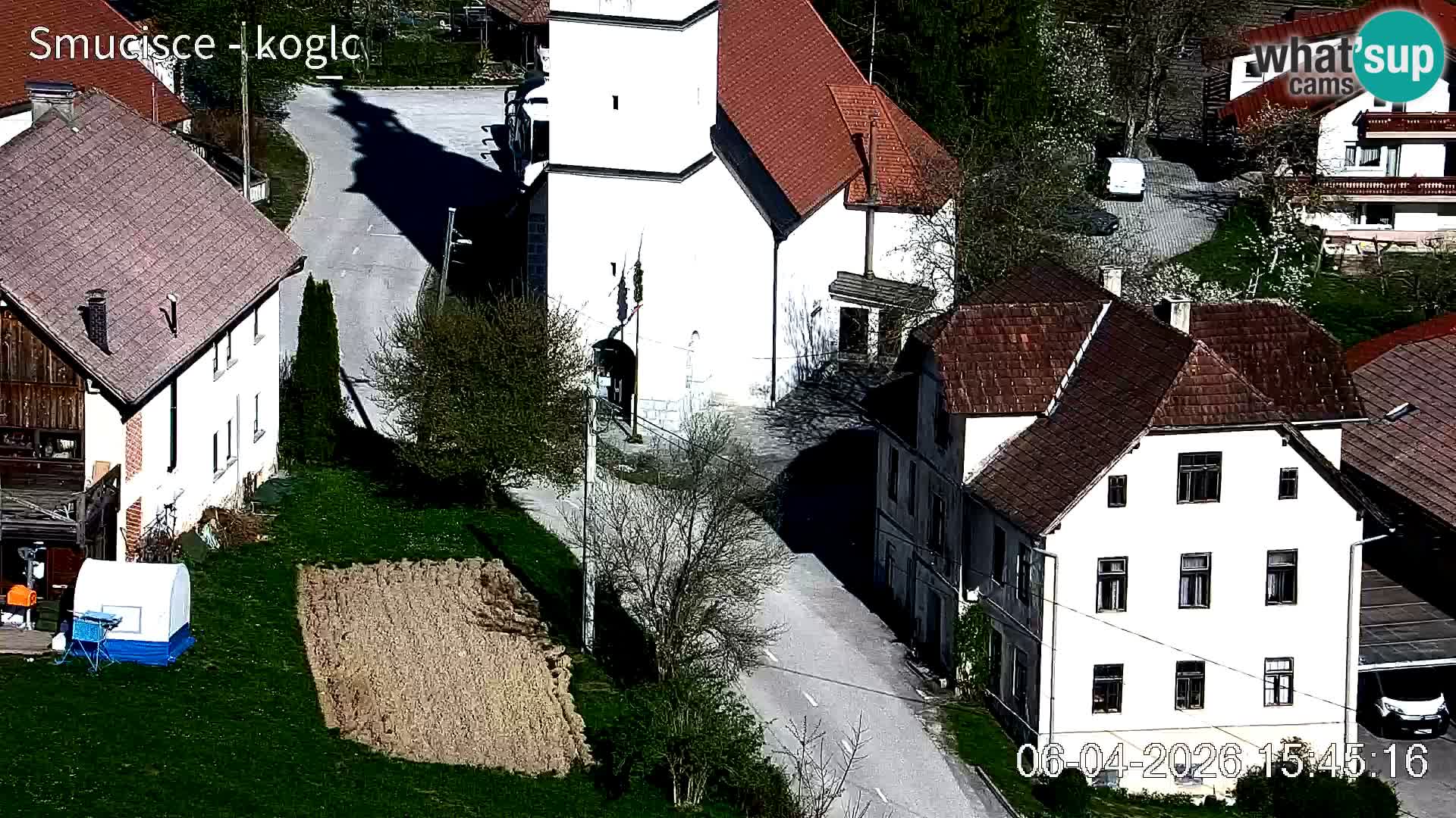 Webcam Šentjošt sci – Vista live sulla parte alta della pista