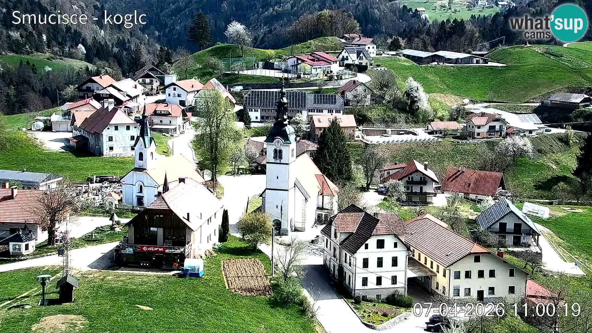 Webcam estación de esquí Šentjošt – Vista en vivo de la pista superior
