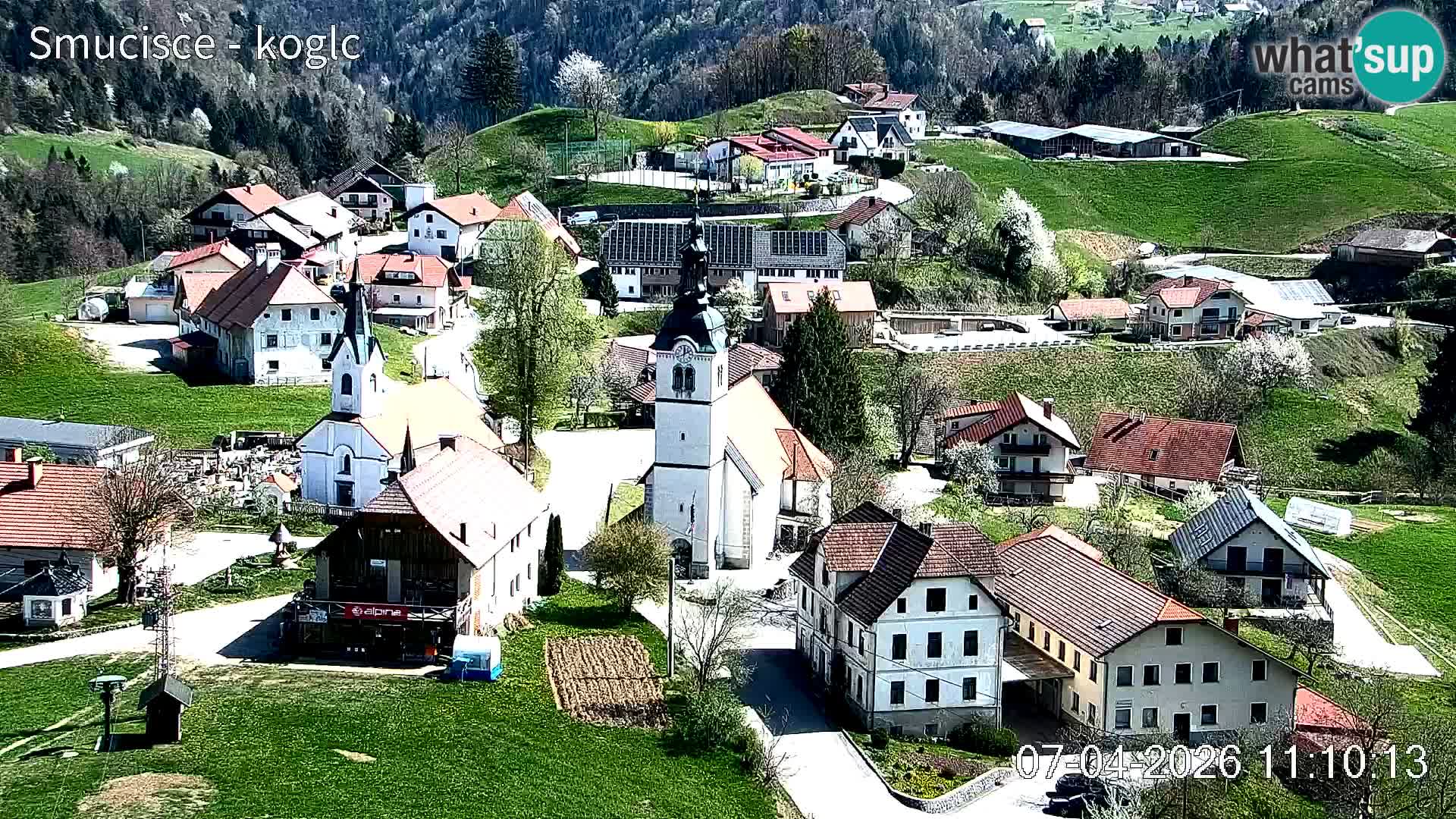 Web kamera Šentjošt skijalište – Pogled uživo na gornji dio staze