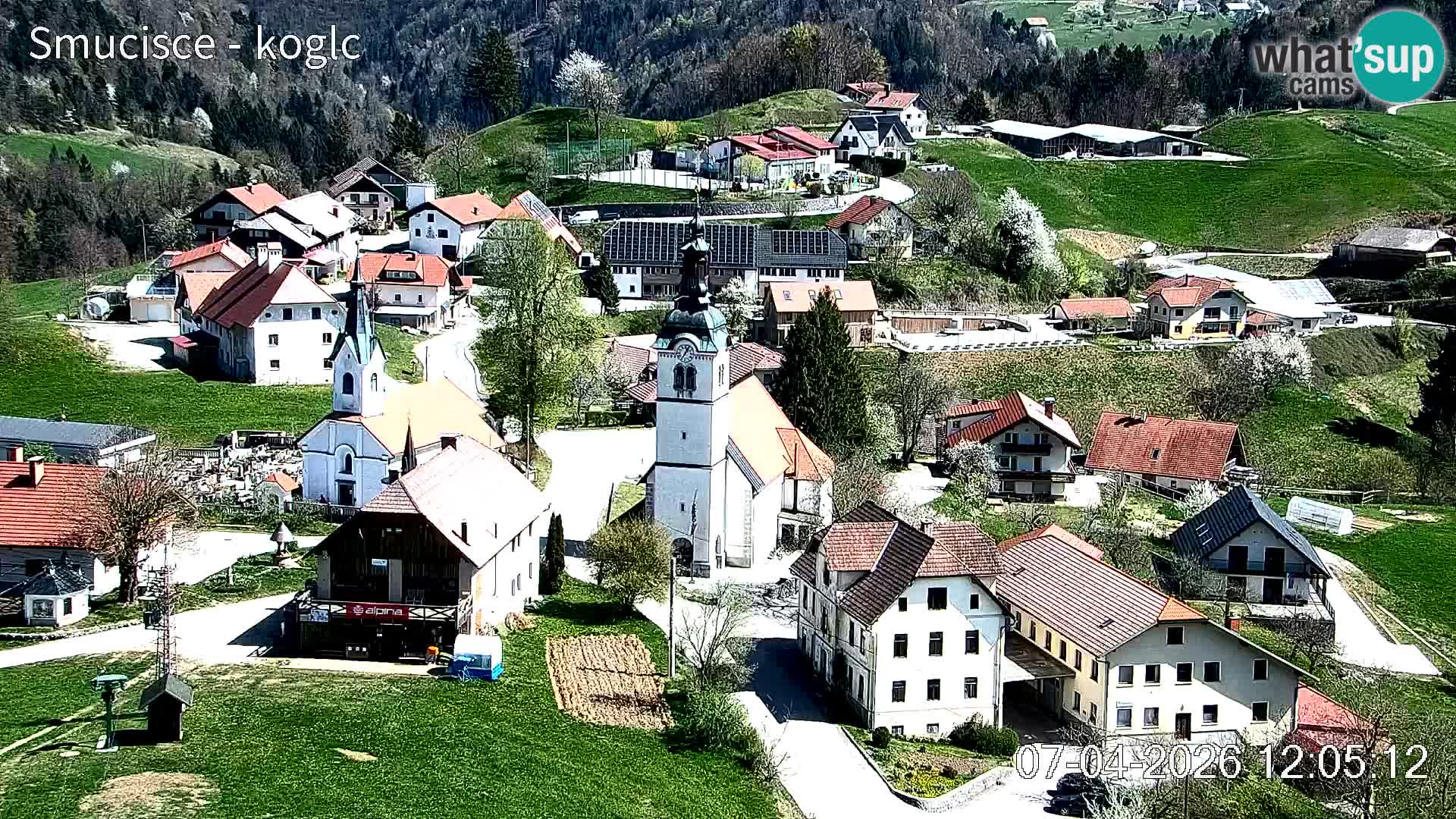 Spletna kamera Šentjošt smučišče – Pogled v živo na zgornji del proge