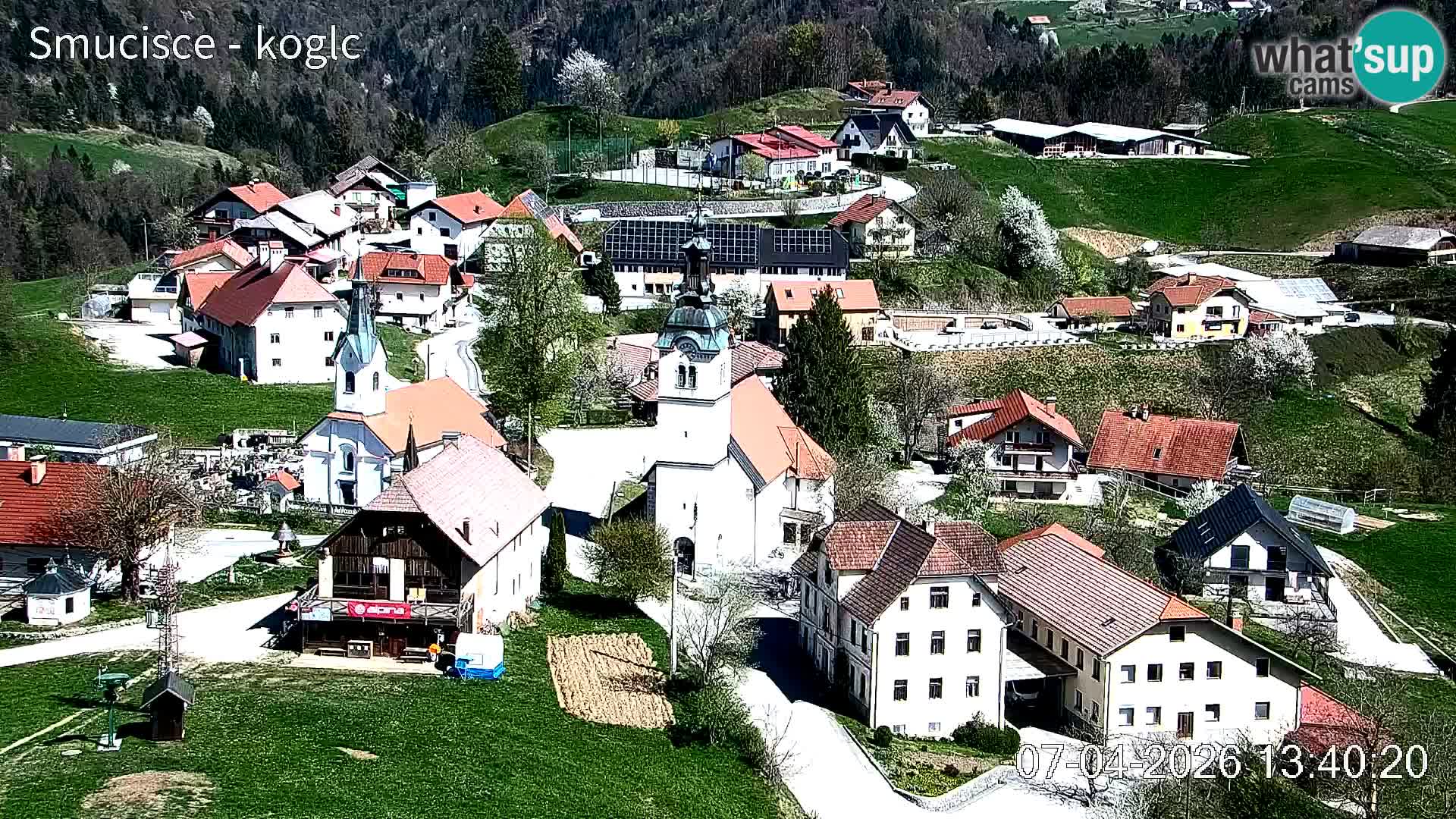 Skikamera Šentjošt – Liveblick auf den oberen Pistenbereich