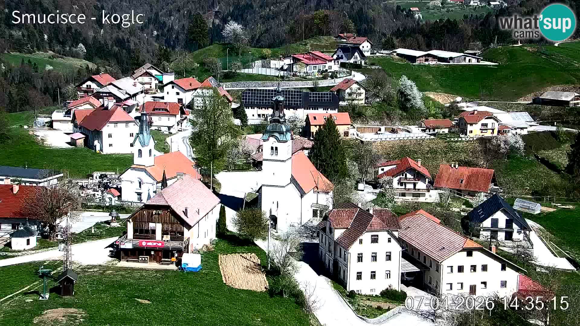Skikamera Šentjošt – Liveblick auf den oberen Pistenbereich