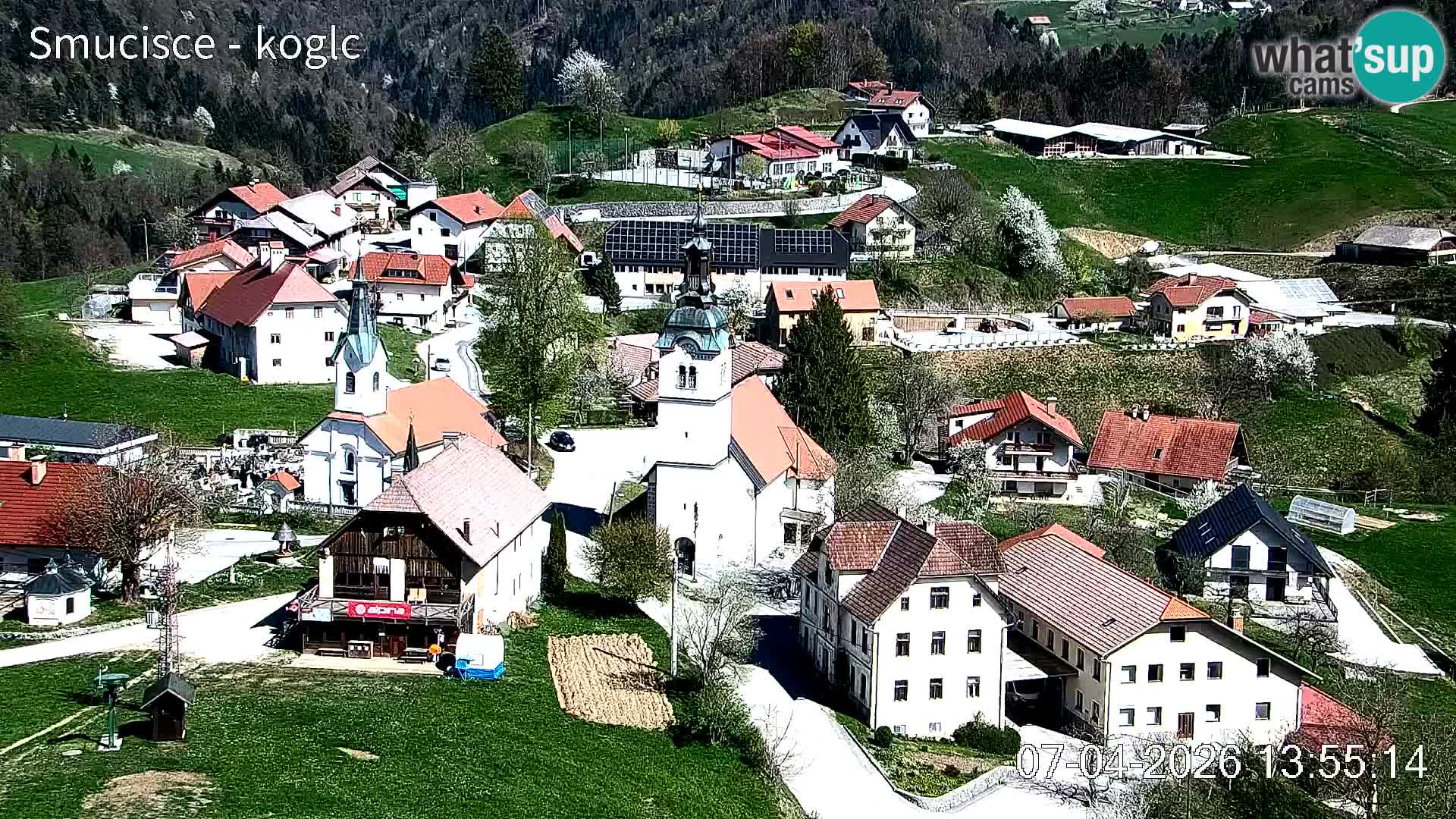 Webcam estación de esquí Šentjošt – Vista en vivo de la pista superior