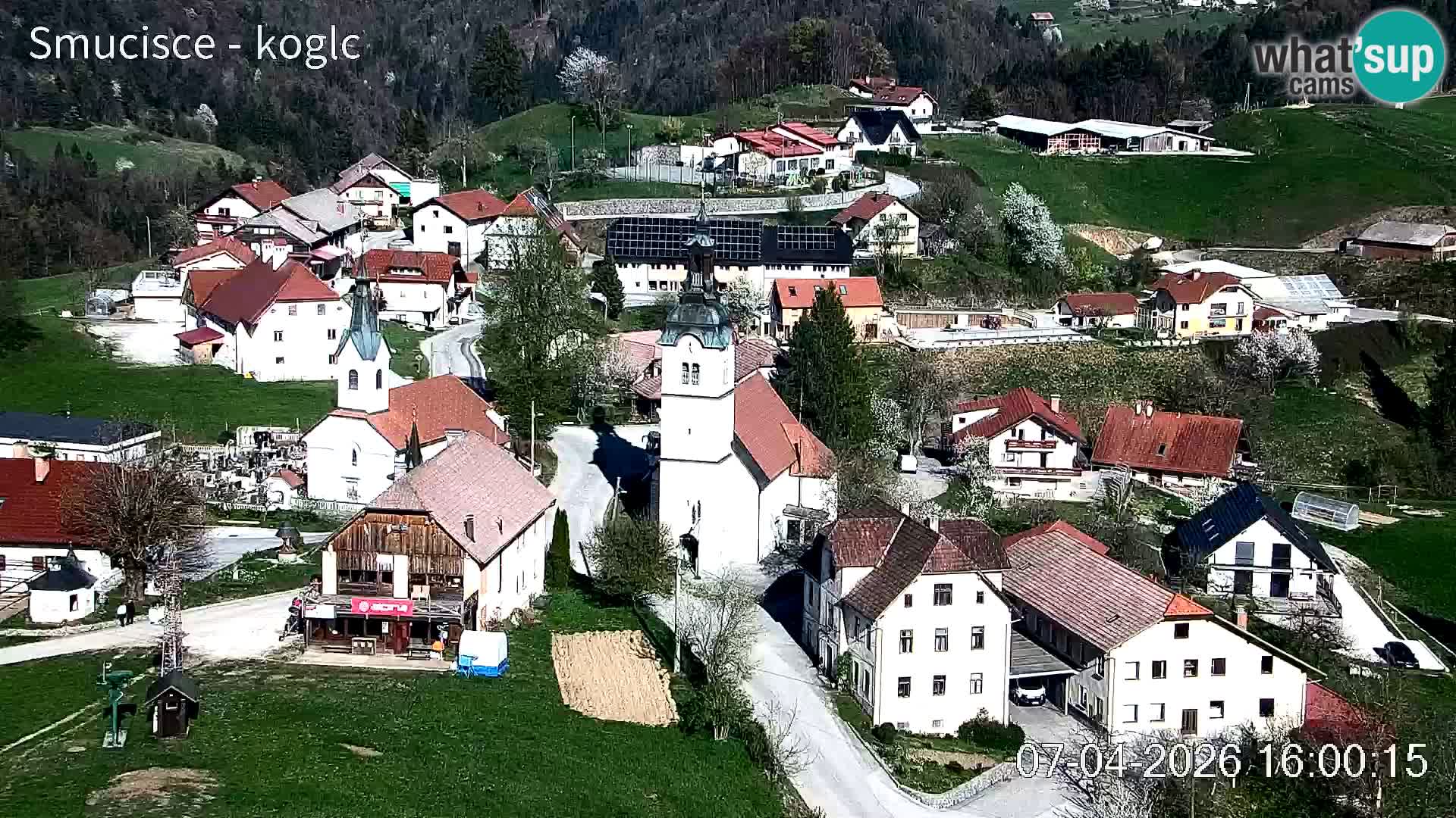 Web kamera Šentjošt skijalište – Pogled uživo na gornji dio staze