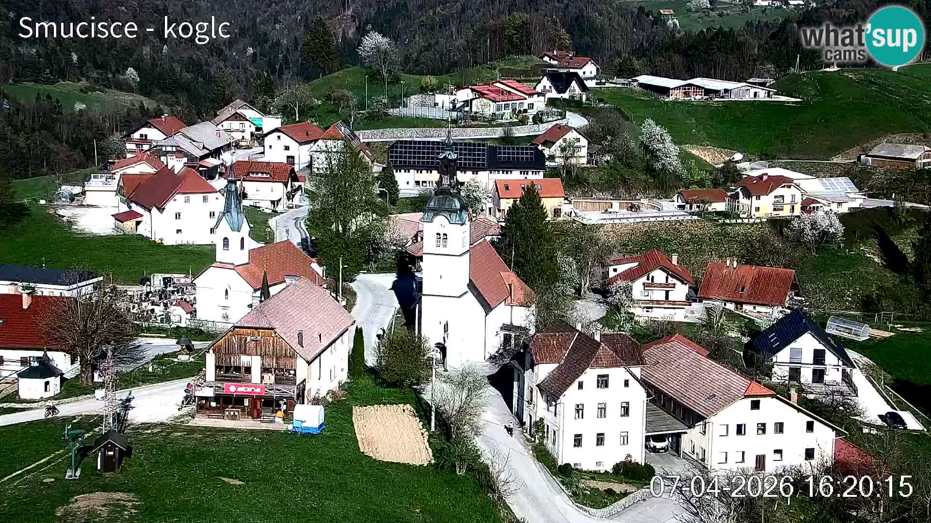 Skikamera Šentjošt – Liveblick auf den oberen Pistenbereich