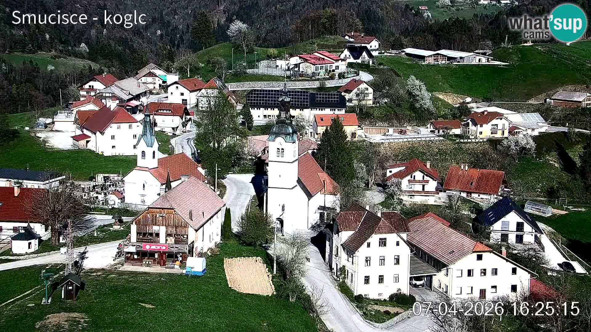 Webcam station de ski Šentjošt – Vue en direct des pistes supérieures