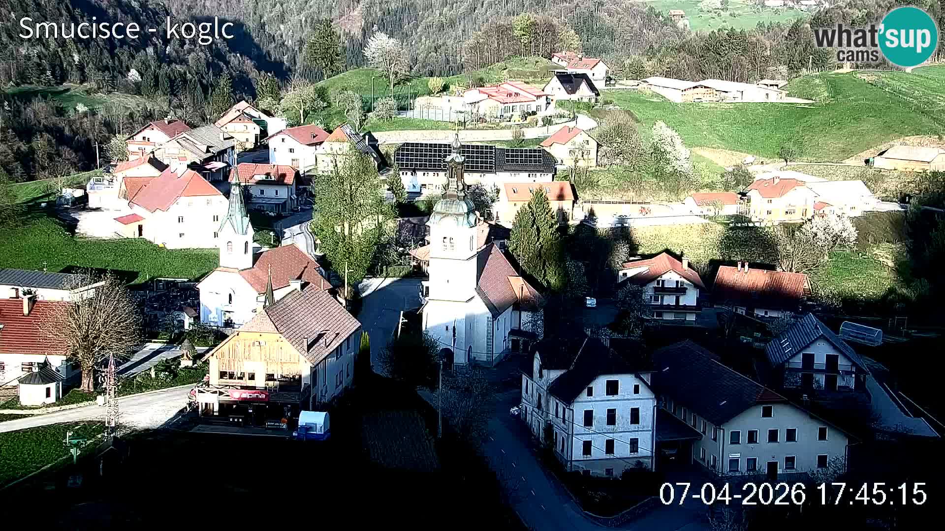 Web kamera Šentjošt skijalište – Pogled uživo na gornji dio staze