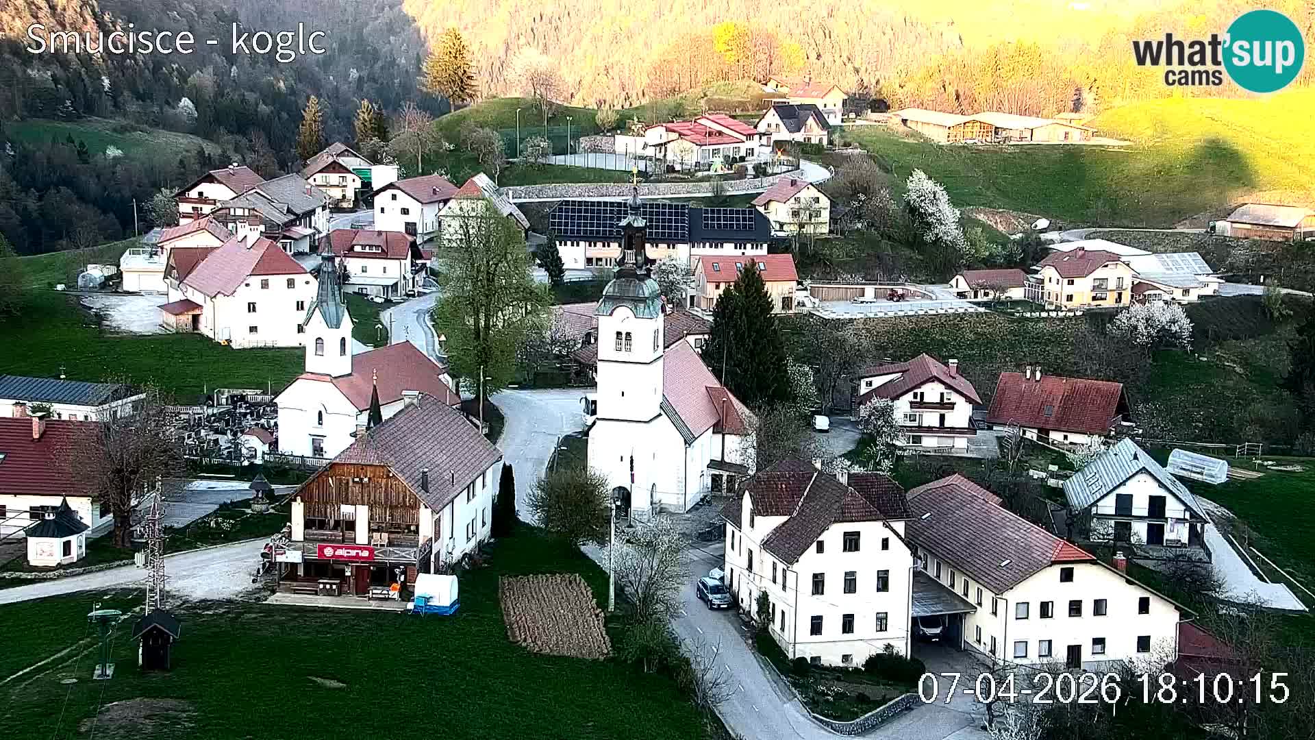 Skikamera Šentjošt – Liveblick auf den oberen Pistenbereich
