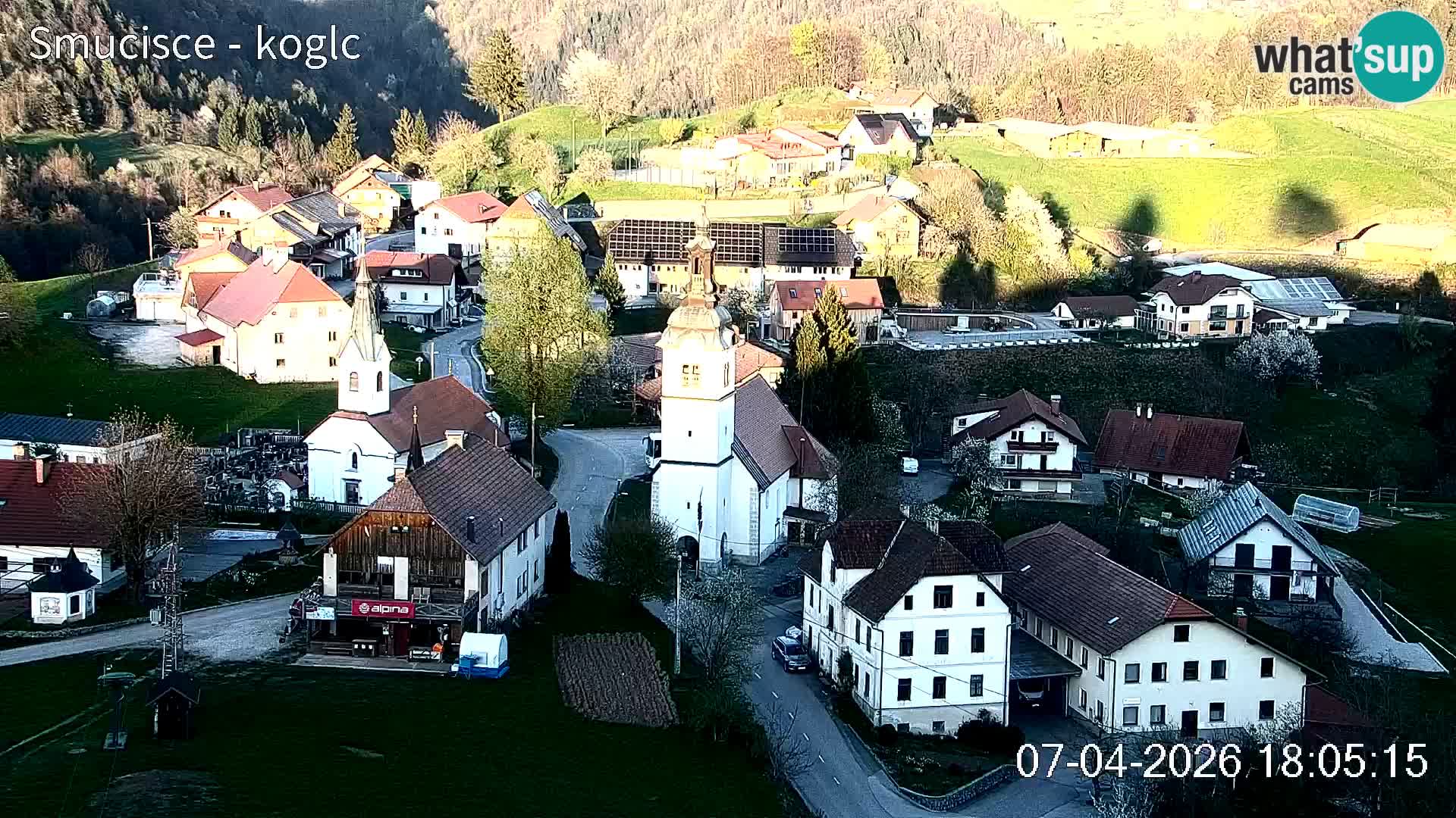 Webcam estación de esquí Šentjošt – Vista en vivo de la pista superior