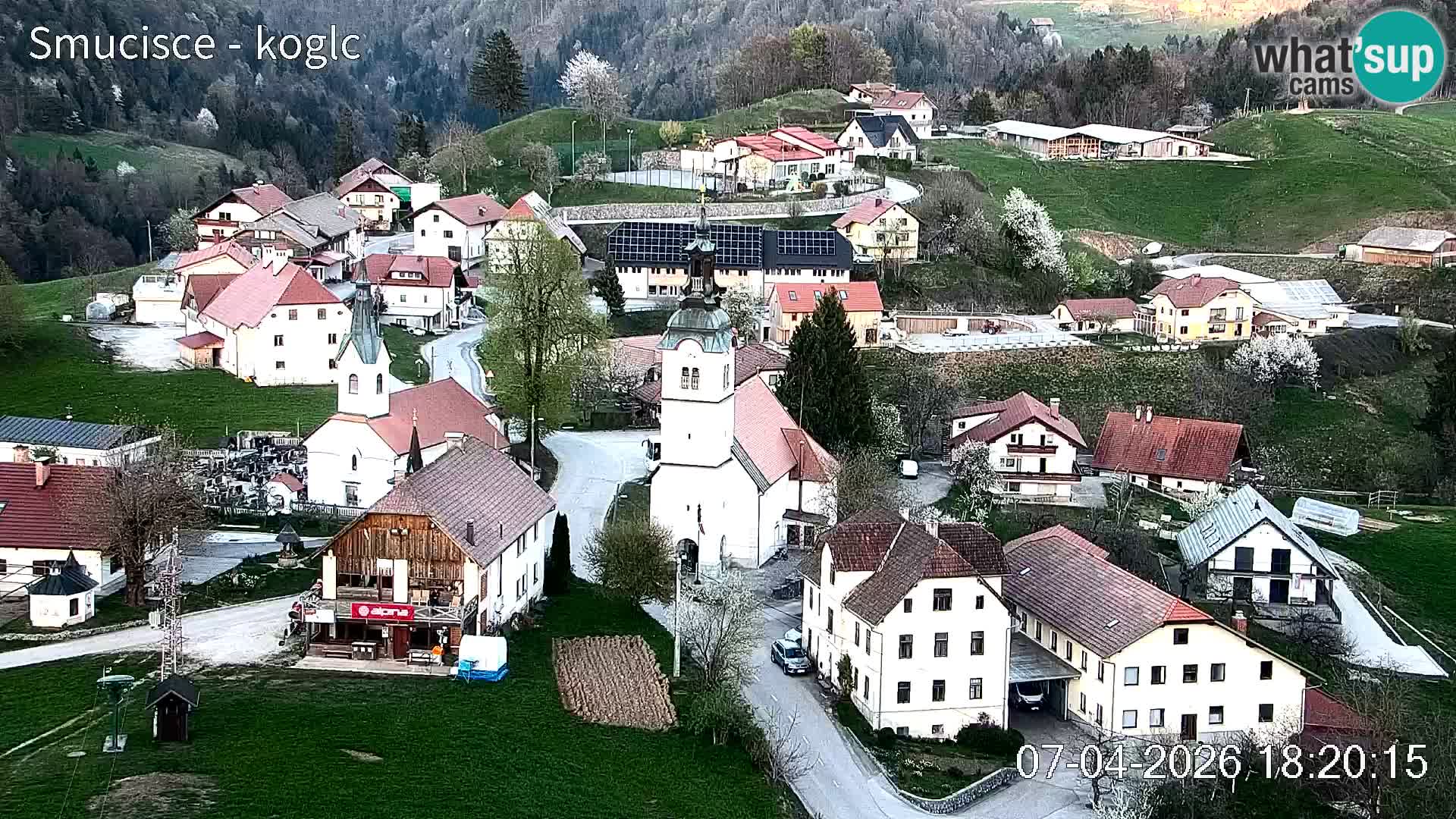 Skikamera Šentjošt – Liveblick auf den oberen Pistenbereich