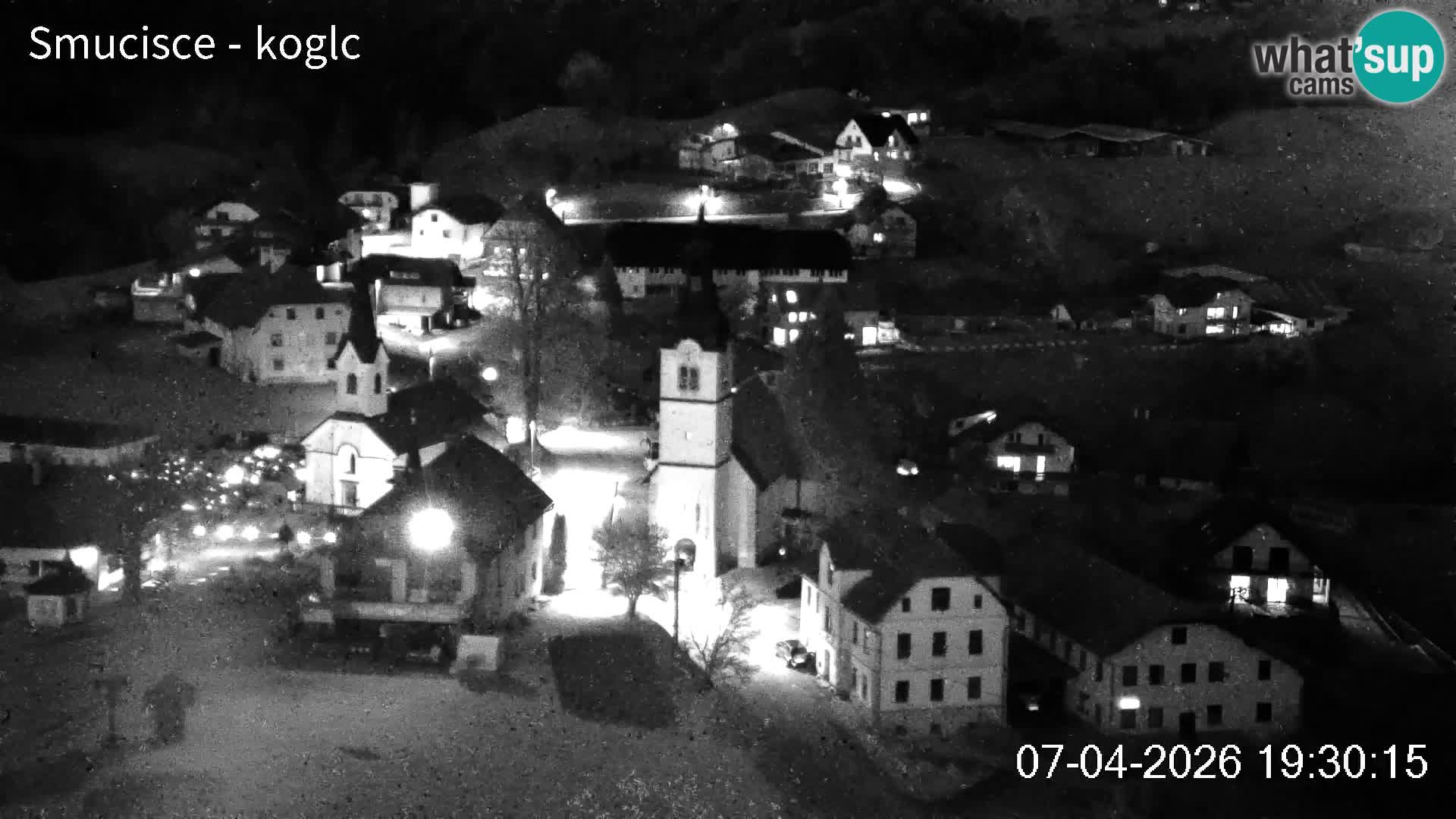 Webcam Šentjošt sci – Vista live sulla parte alta della pista