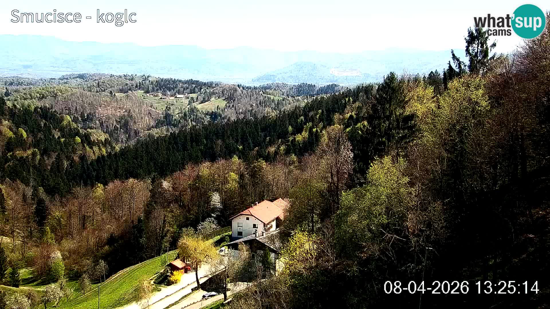 Spletna kamera Šentjošt smučišče – Pogled v živo na zgornji del proge