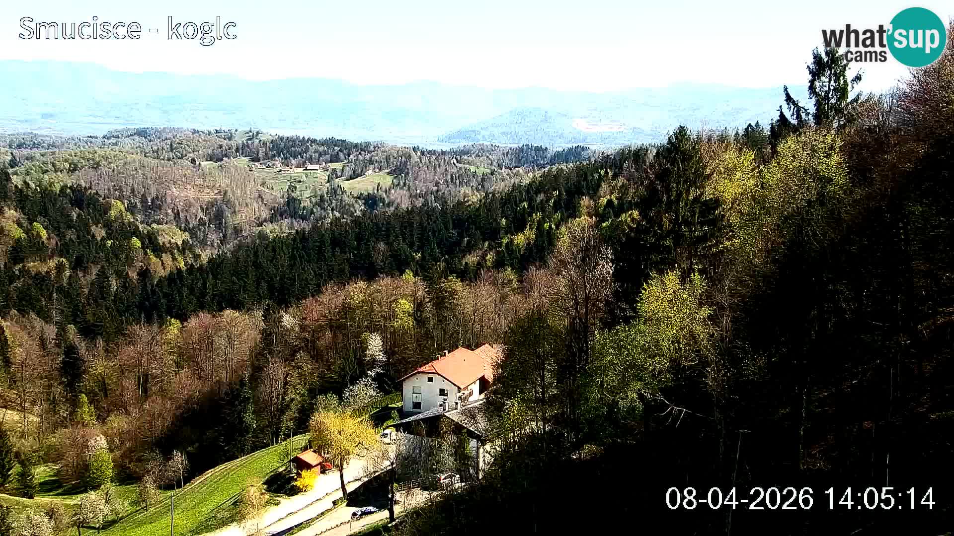 Spletna kamera Šentjošt smučišče – Pogled v živo na zgornji del proge