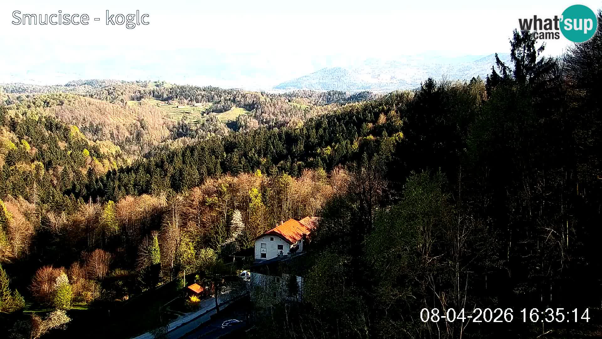 Web kamera Šentjošt skijalište – Pogled uživo na gornji dio staze