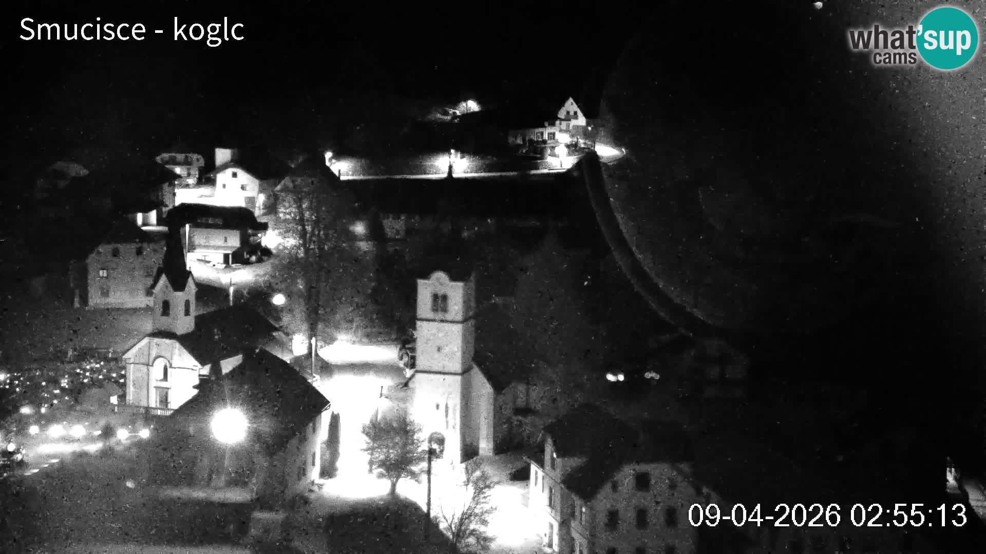 Webcam Šentjošt sci – Vista live sulla parte alta della pista