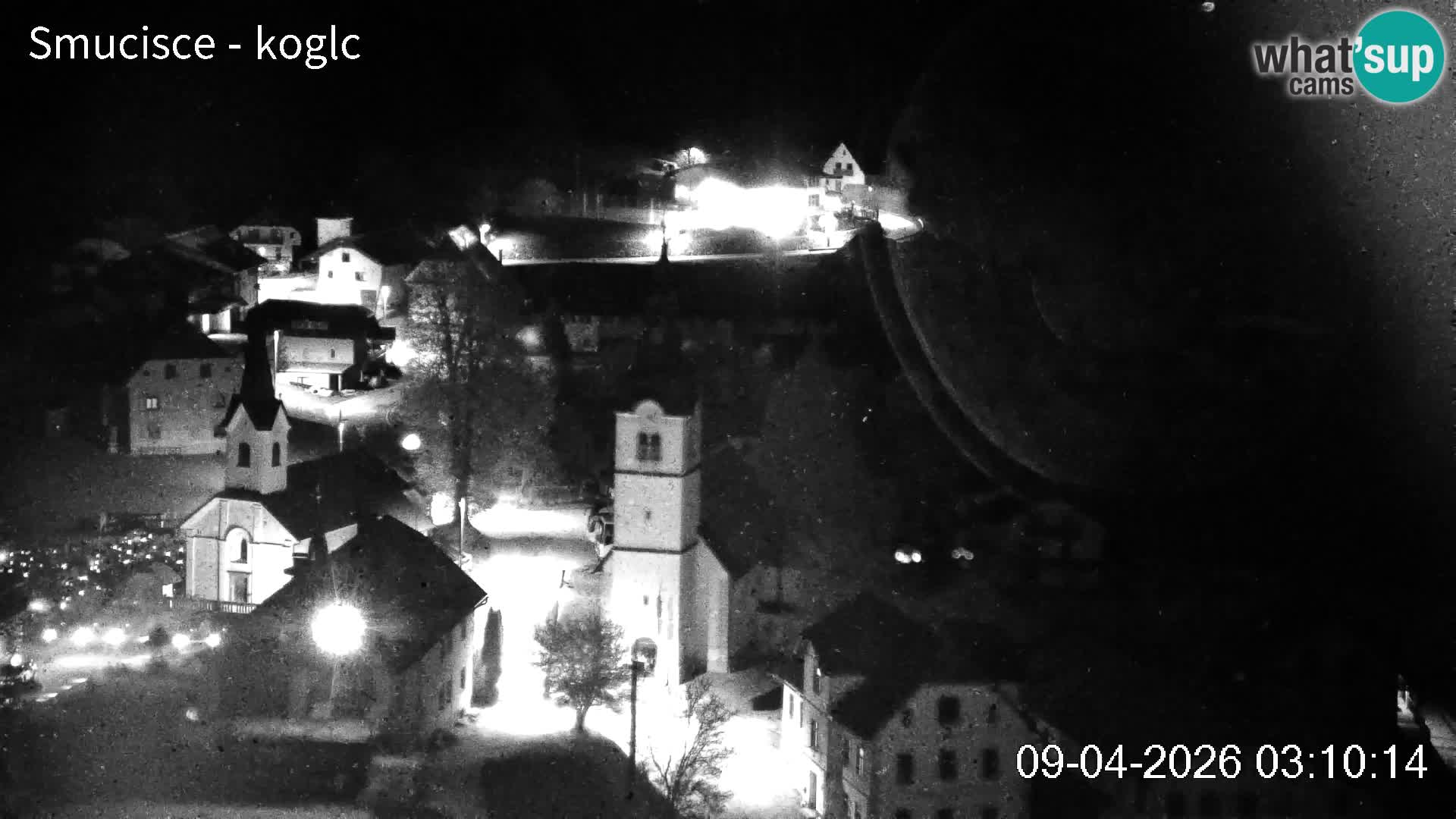 Webcam Šentjošt sci – Vista live sulla parte alta della pista