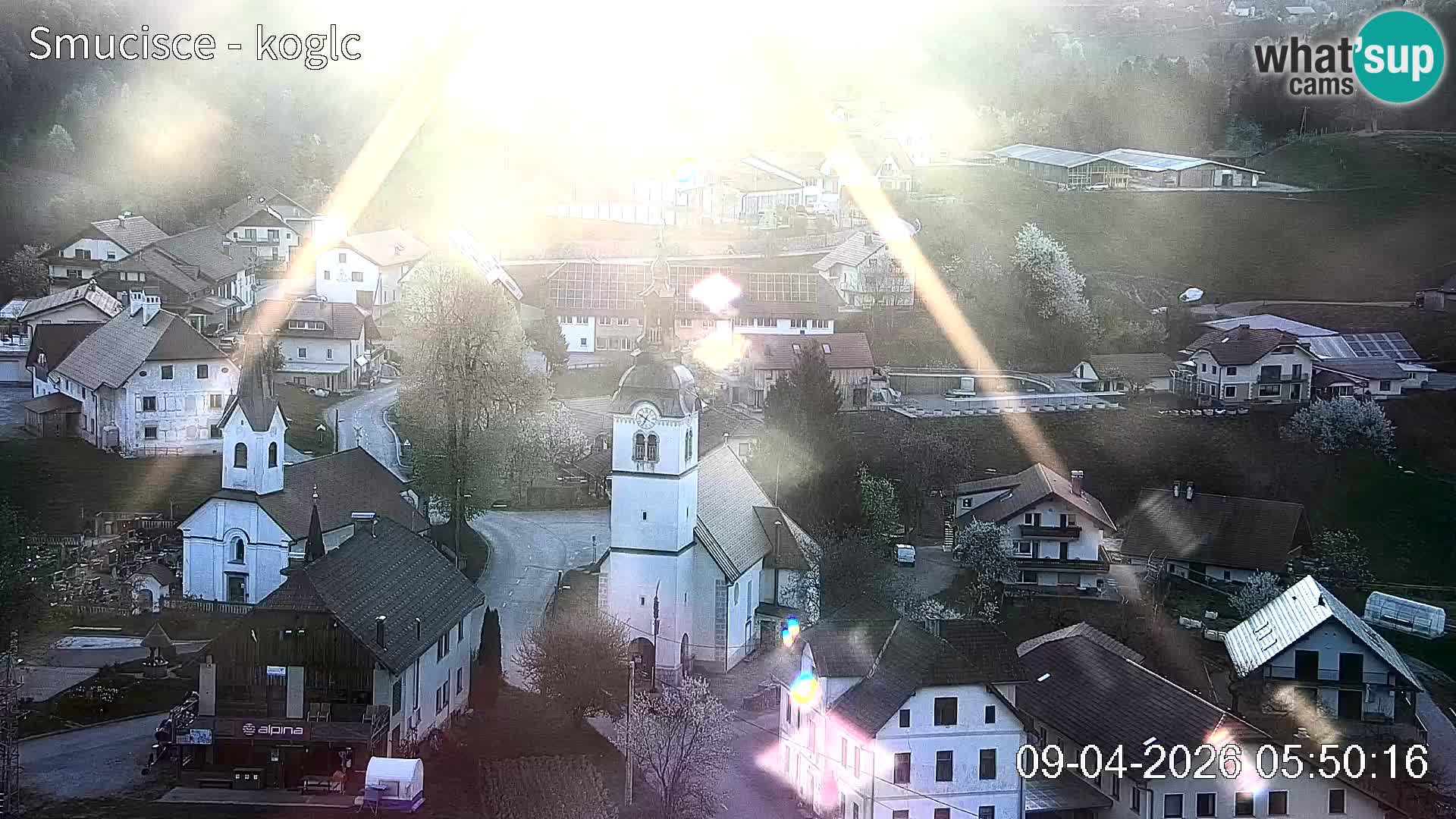 Webcam estación de esquí Šentjošt – Vista en vivo de la pista superior