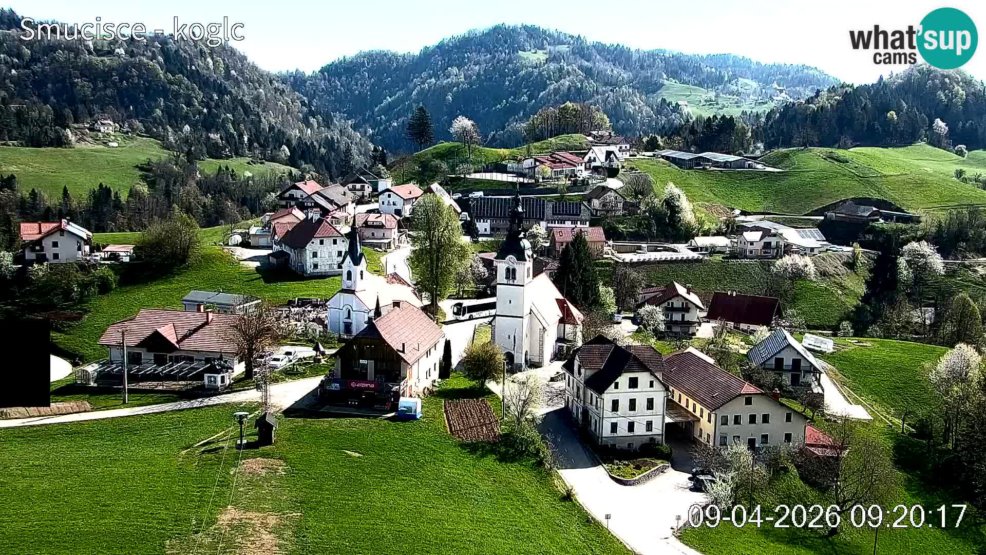 Spletna kamera Šentjošt smučišče – Pogled v živo na zgornji del proge