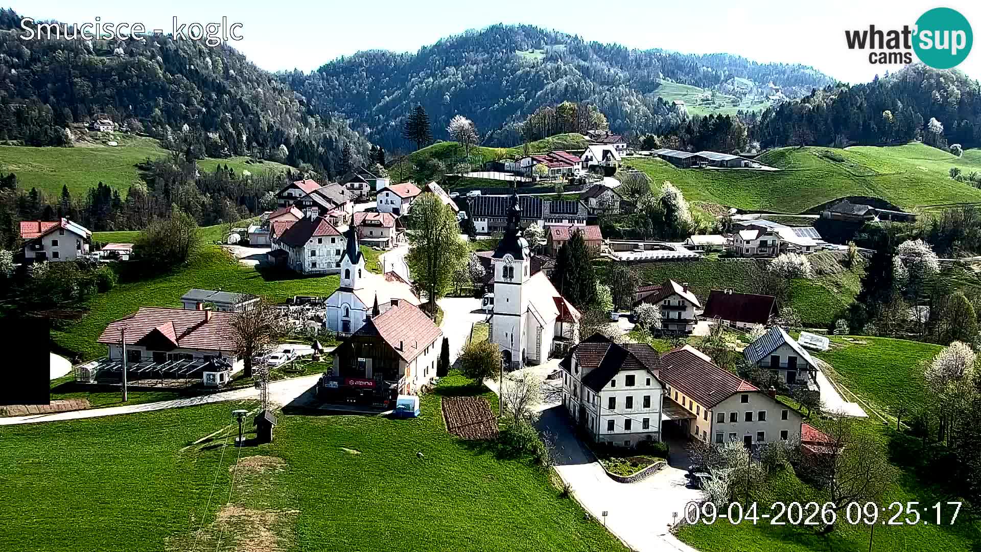 Spletna kamera Šentjošt smučišče – Pogled v živo na zgornji del proge