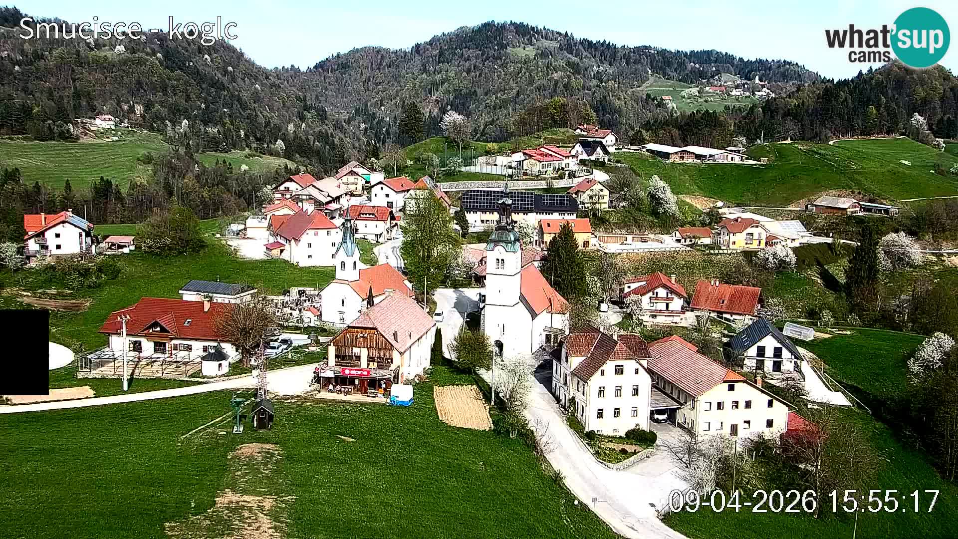 Skikamera Šentjošt – Liveblick auf den oberen Pistenbereich