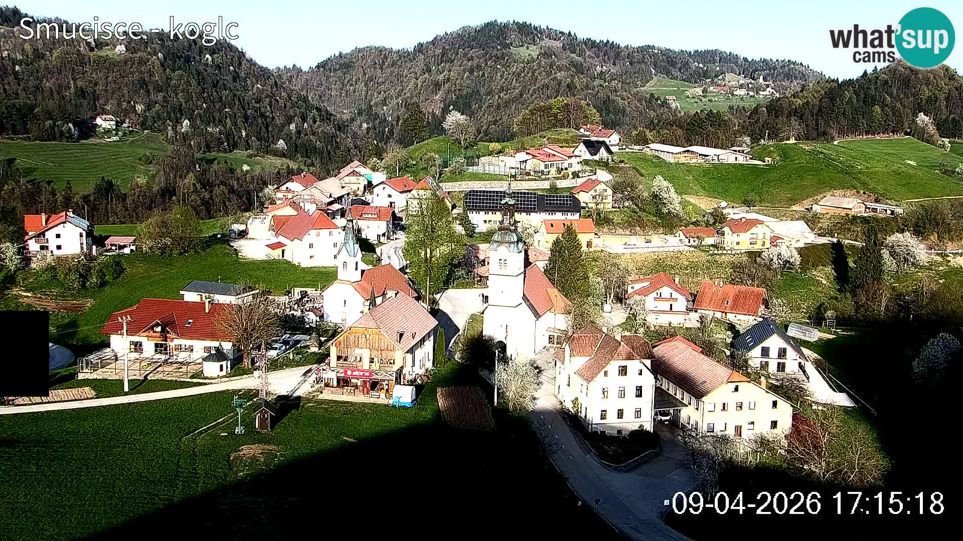 Skikamera Šentjošt – Liveblick auf den oberen Pistenbereich