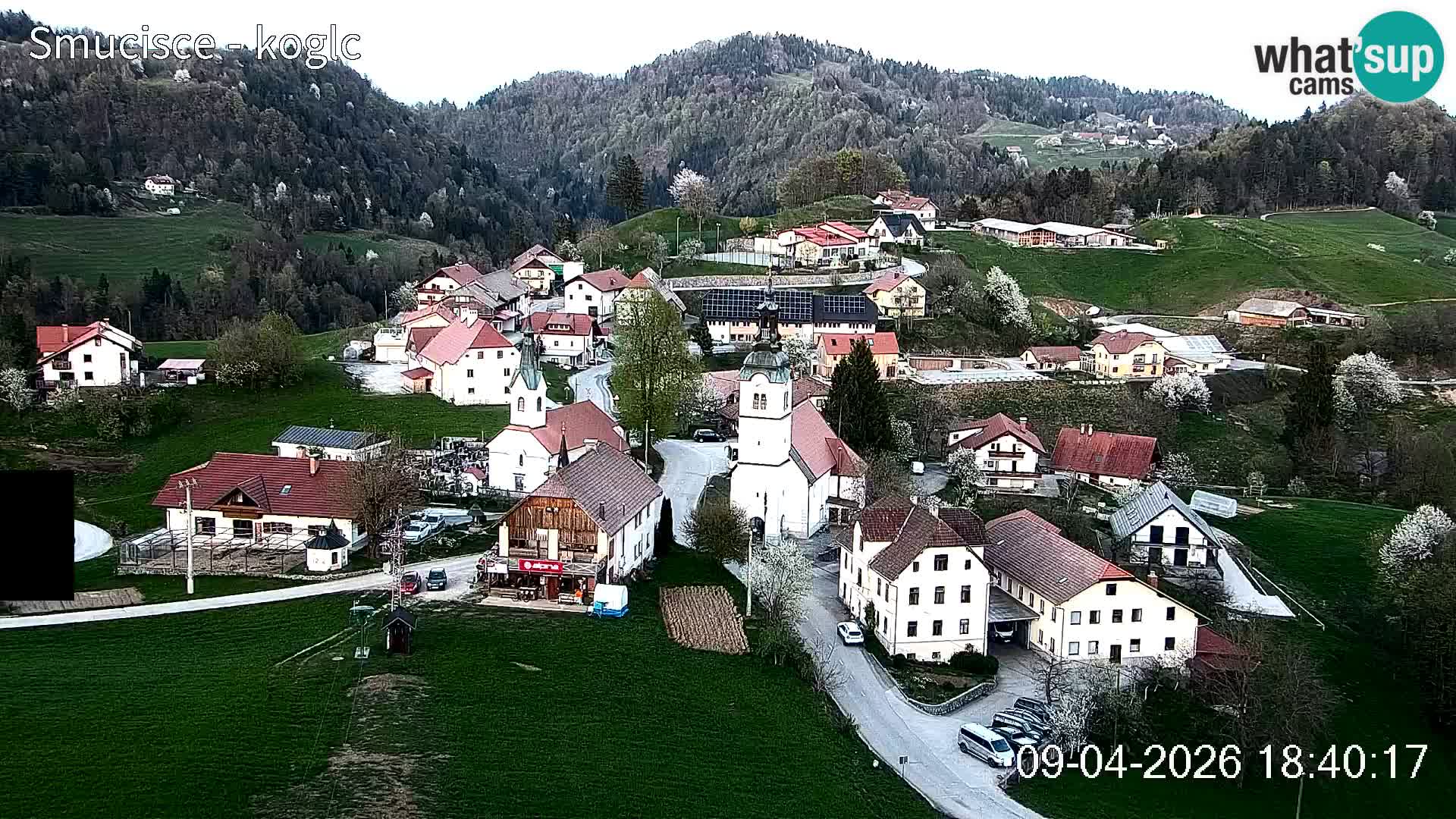 Web kamera Šentjošt skijalište – Pogled uživo na gornji dio staze