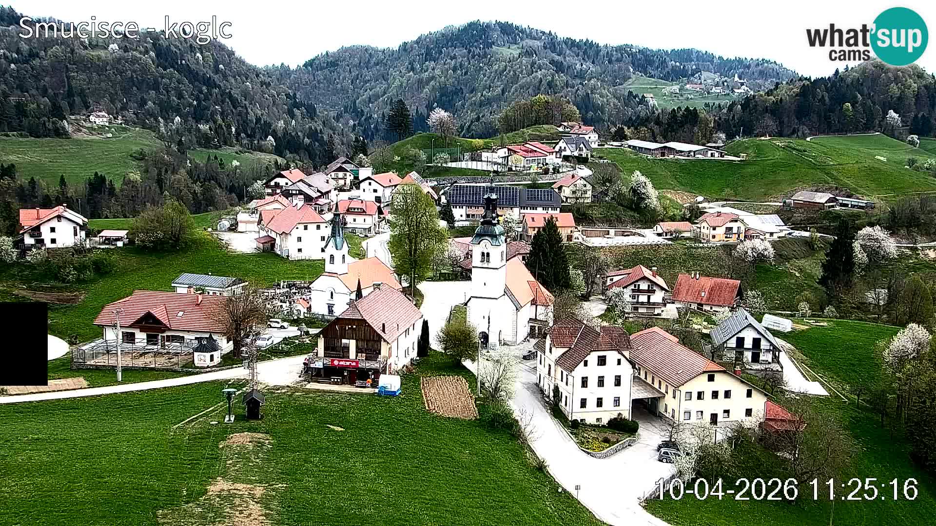 Web kamera Šentjošt skijalište – Pogled uživo na gornji dio staze