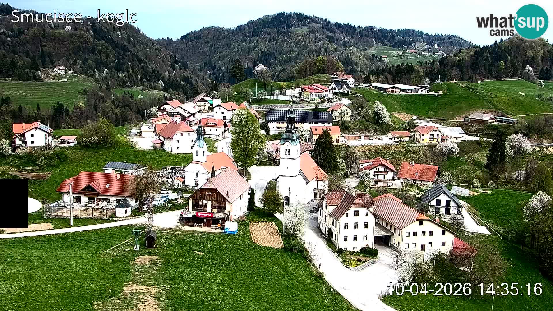 Webcam station de ski Šentjošt – Vue en direct des pistes supérieures