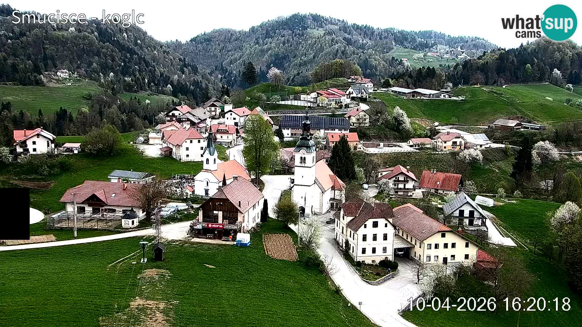 Webcam station de ski Šentjošt – Vue en direct des pistes supérieures