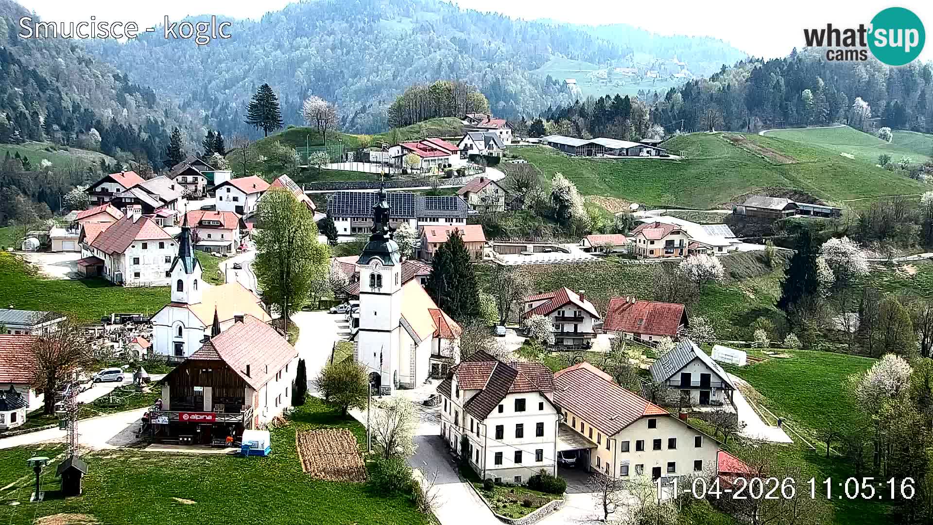 Spletna kamera Šentjošt smučišče – Pogled v živo na zgornji del proge
