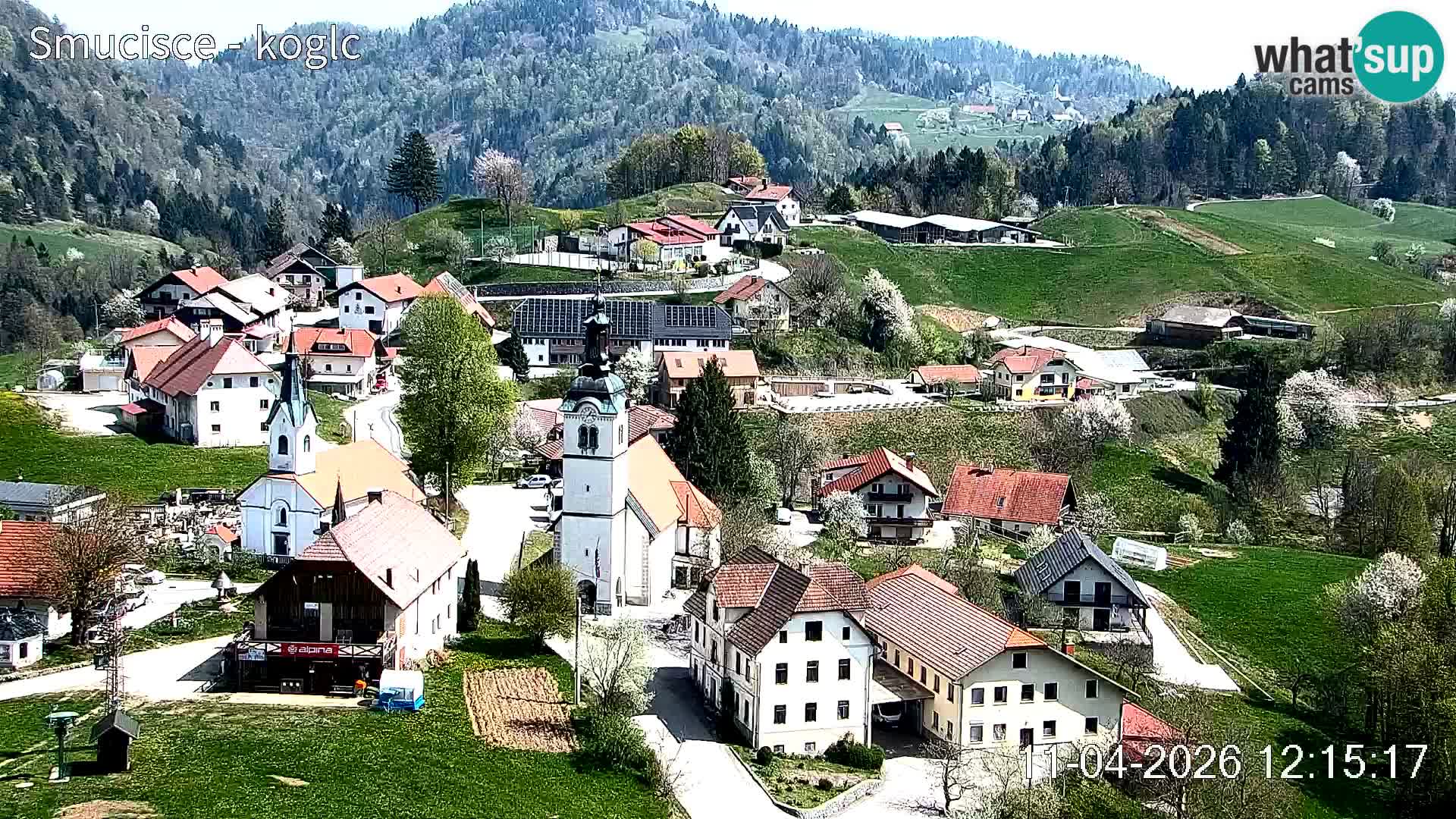 Web kamera Šentjošt skijalište – Pogled uživo na gornji dio staze