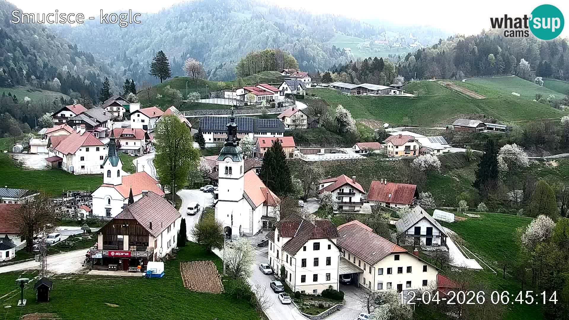 Web kamera Šentjošt skijalište – Pogled uživo na gornji dio staze
