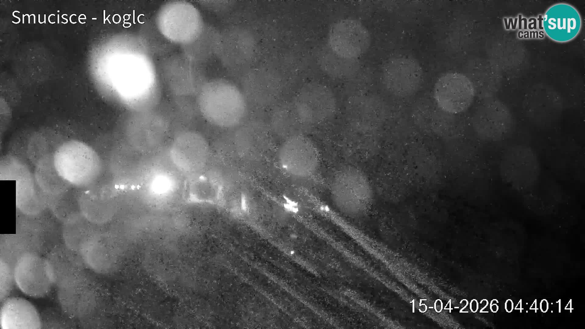 Webcam Šentjošt sci – Vista live sulla parte alta della pista