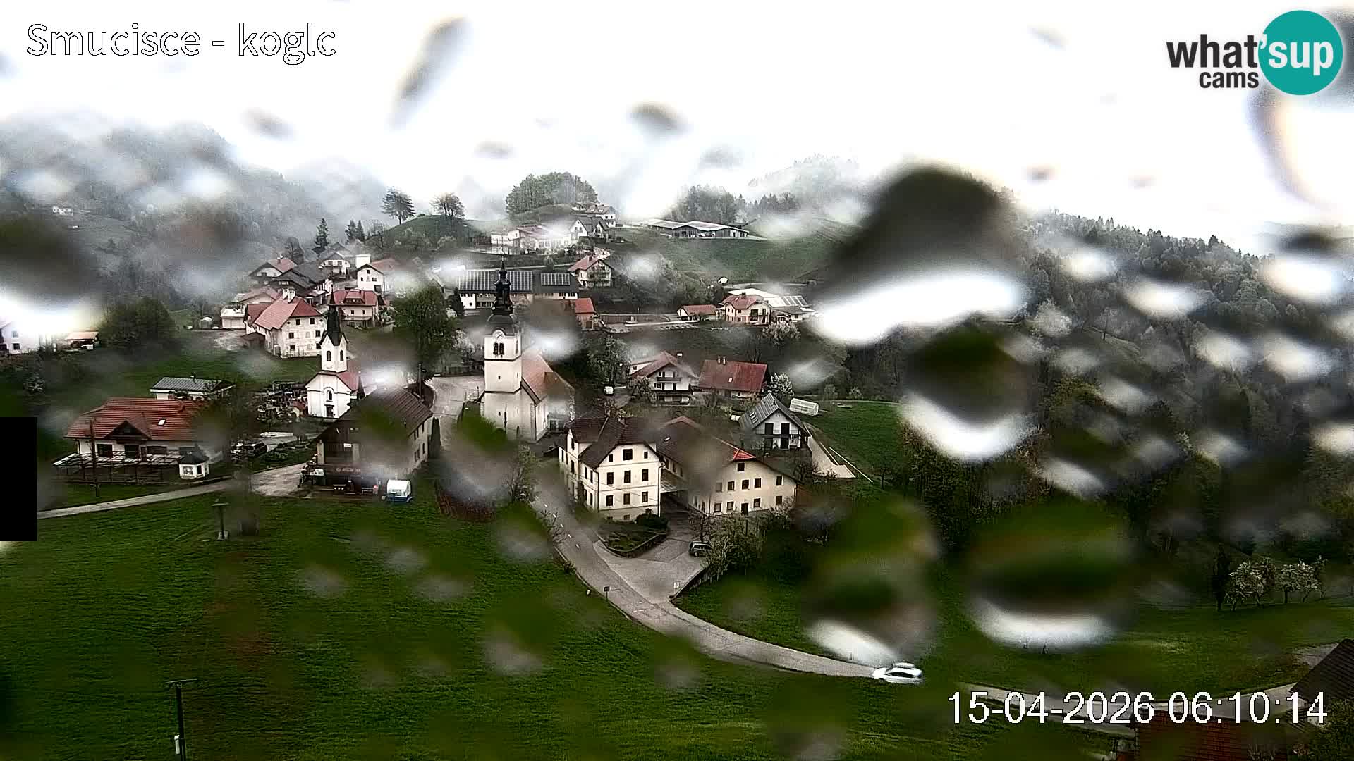 Webcam Šentjošt sci – Vista live sulla parte alta della pista