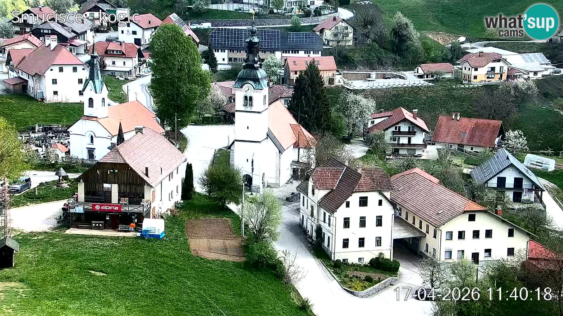 Web kamera Šentjošt skijalište – Pogled uživo na gornji dio staze