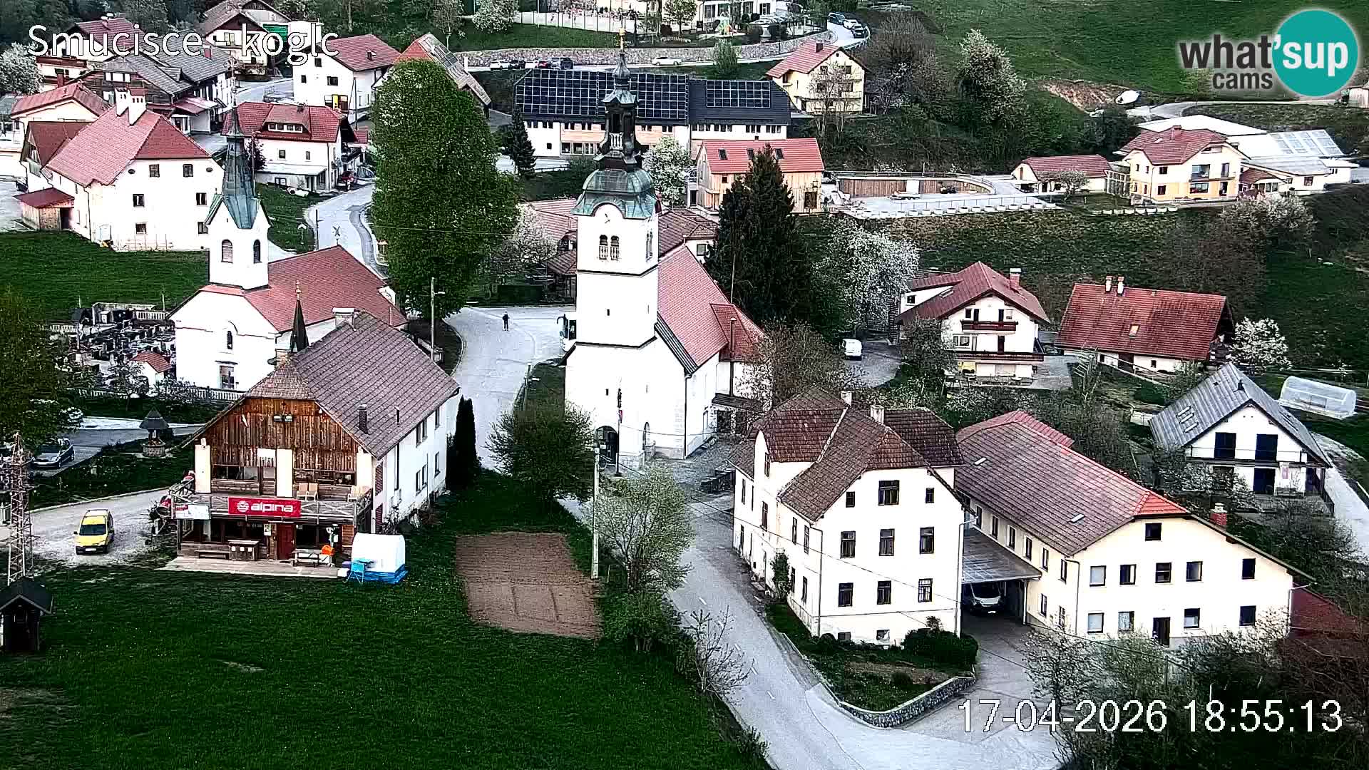 Spletna kamera Šentjošt smučišče – Pogled v živo na zgornji del proge