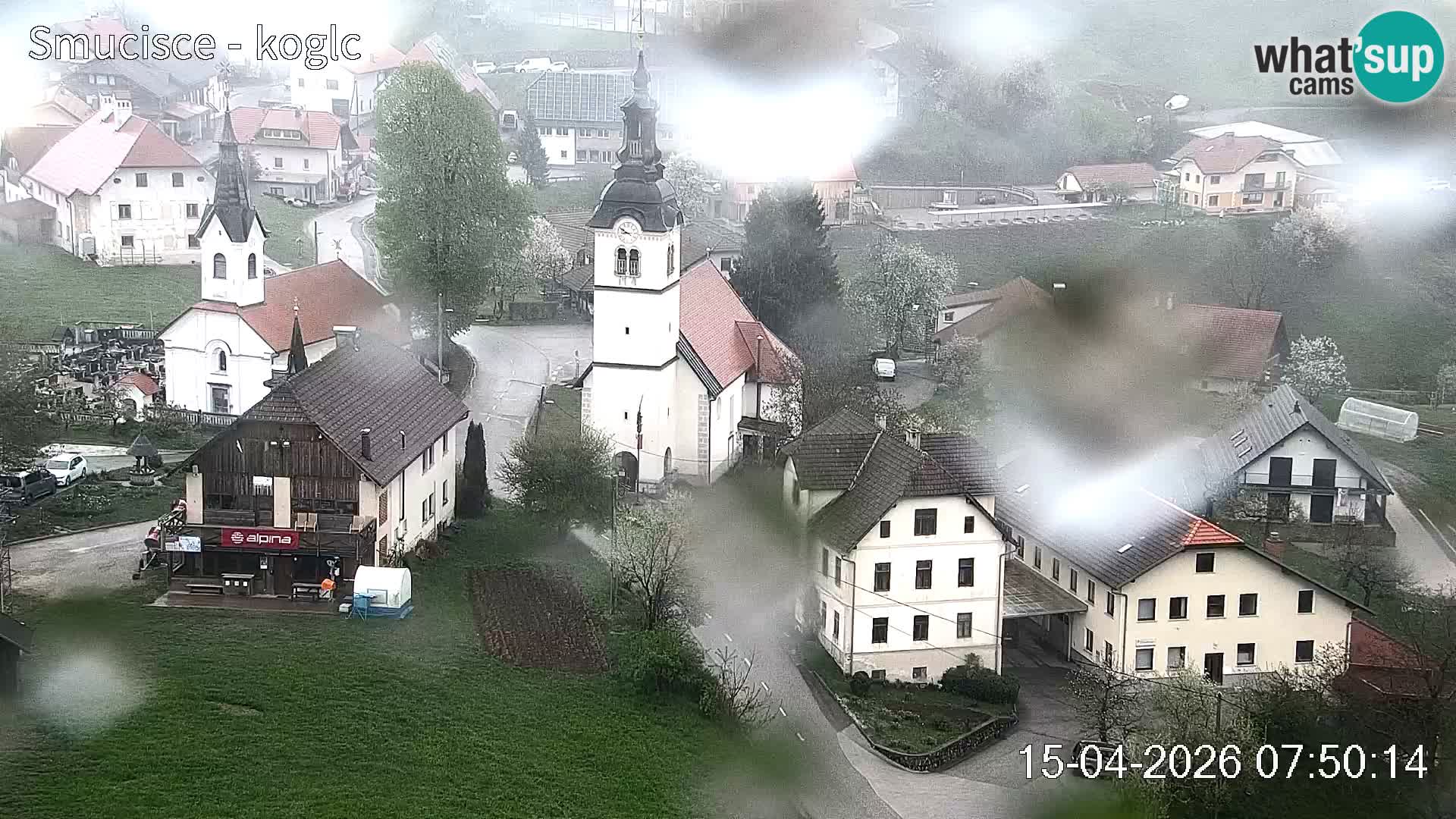 Webcam Šentjošt sci – Vista live sulla parte alta della pista