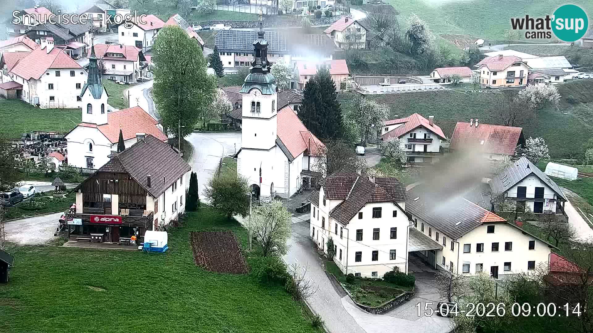 Webcam estación de esquí Šentjošt – Vista en vivo de la pista superior