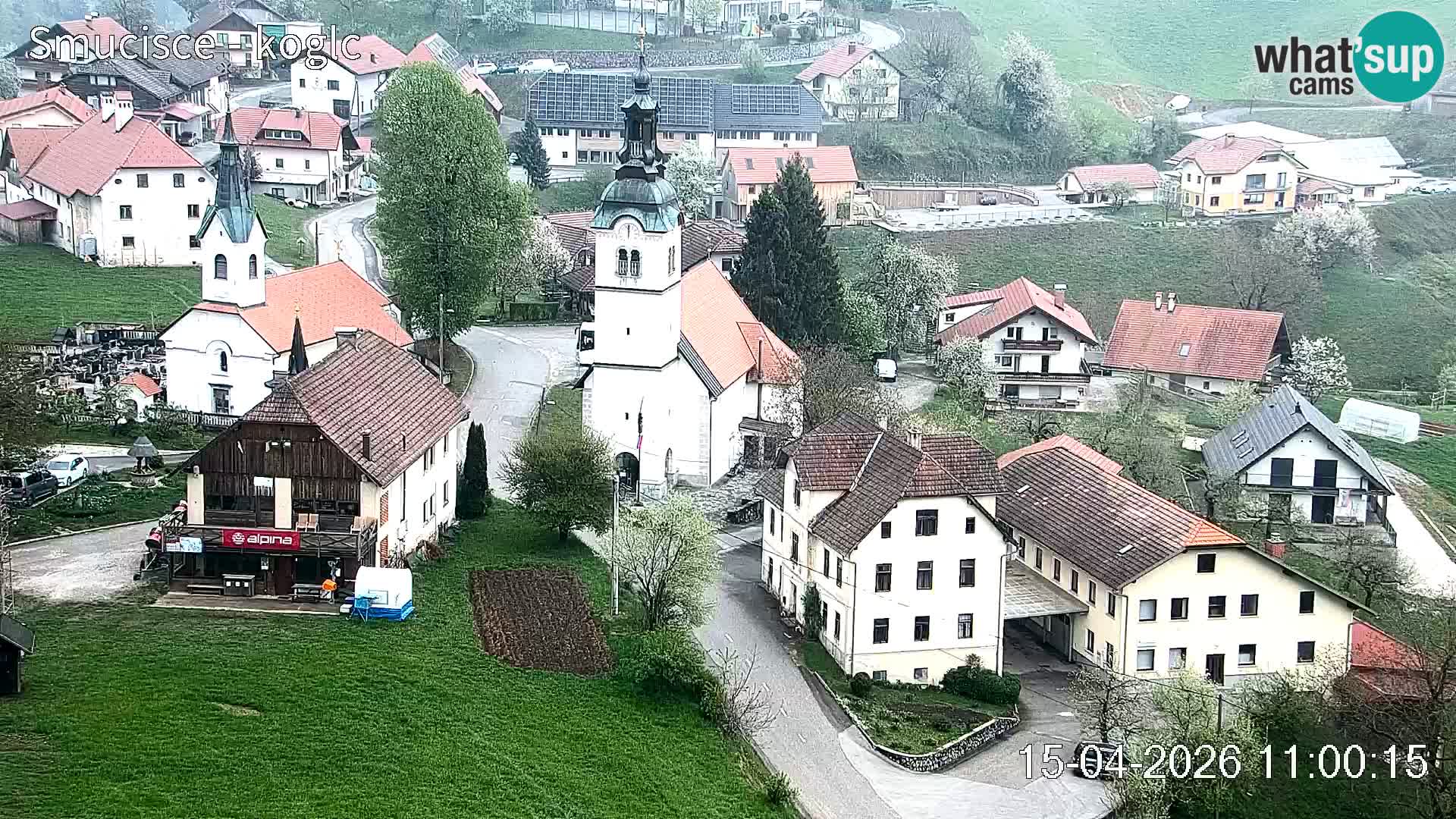 Spletna kamera Šentjošt smučišče – Pogled v živo na zgornji del proge