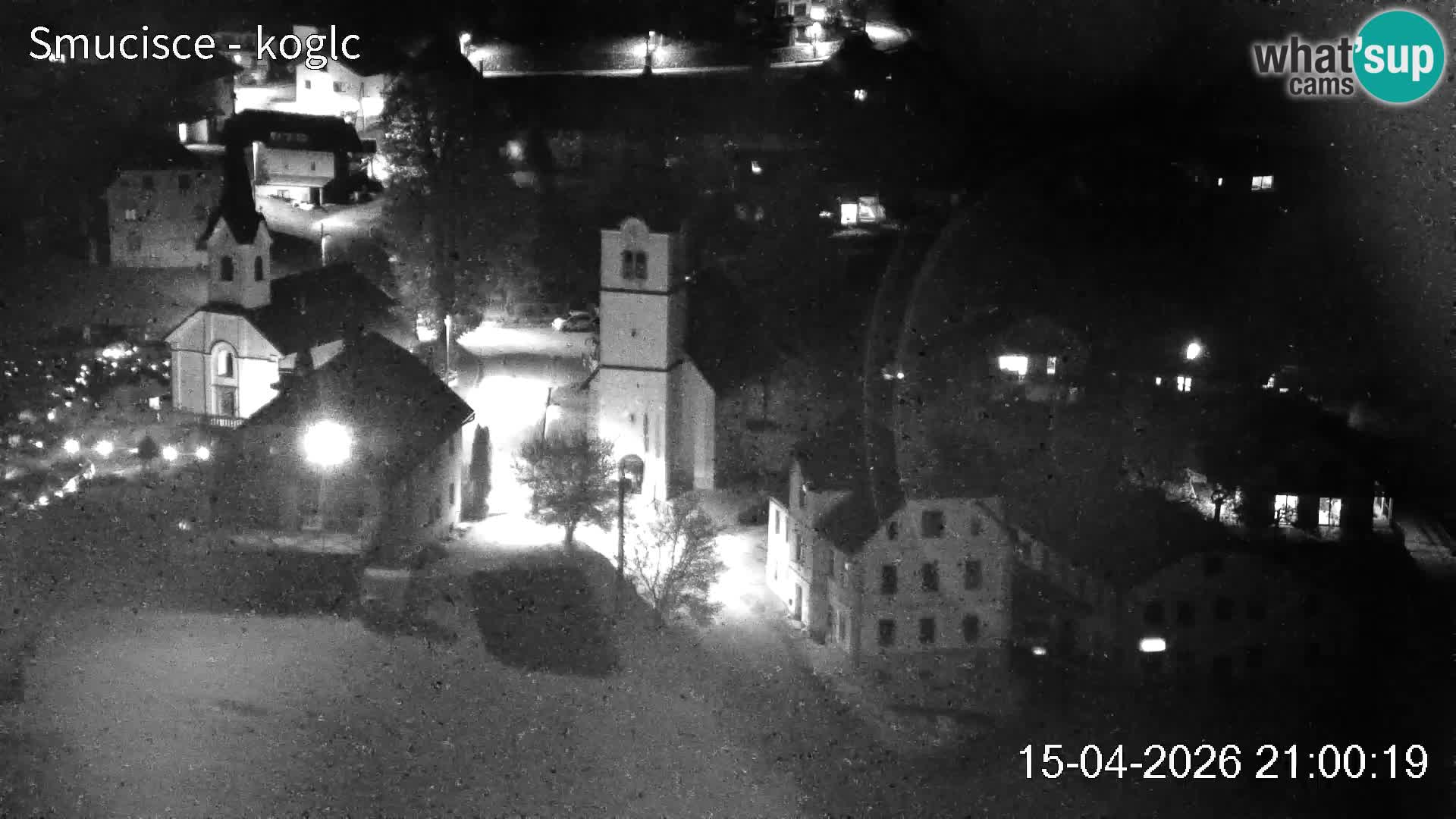Webcam Šentjošt sci – Vista live sulla parte alta della pista