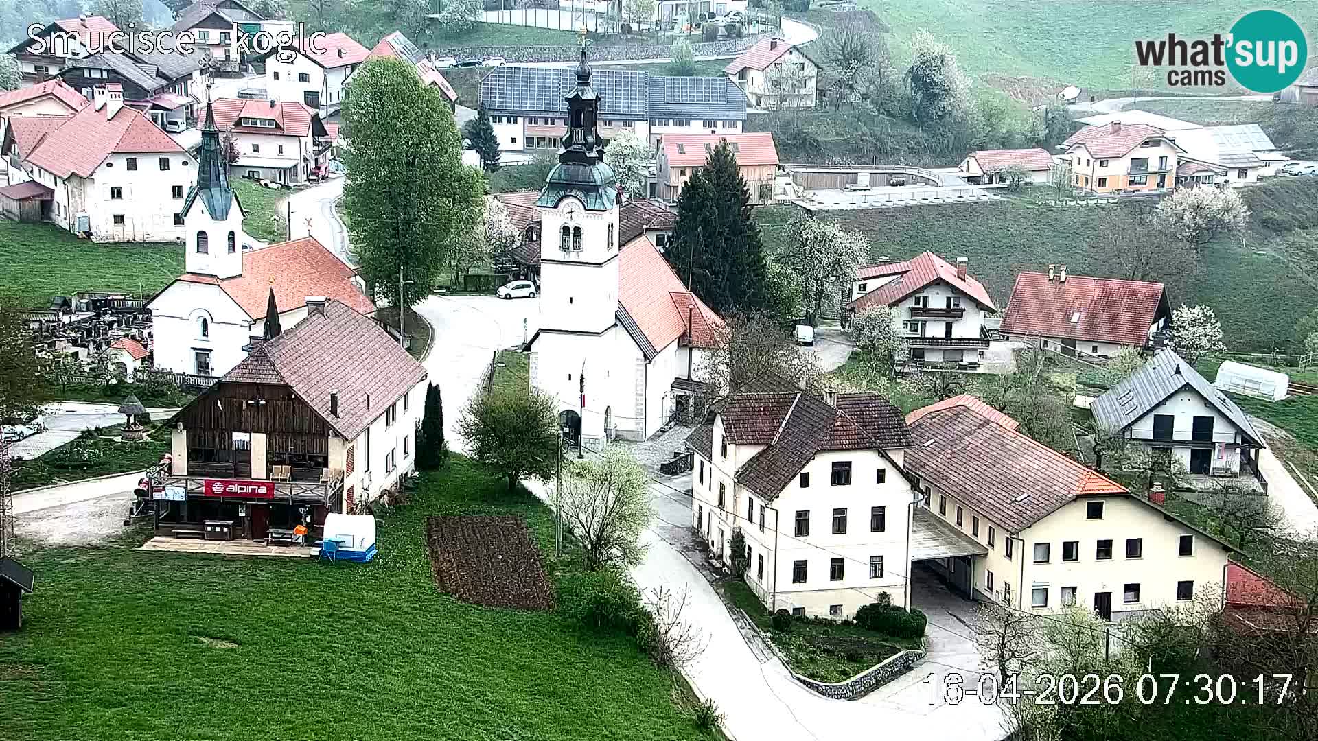 Spletna kamera Šentjošt smučišče – Pogled v živo na zgornji del proge
