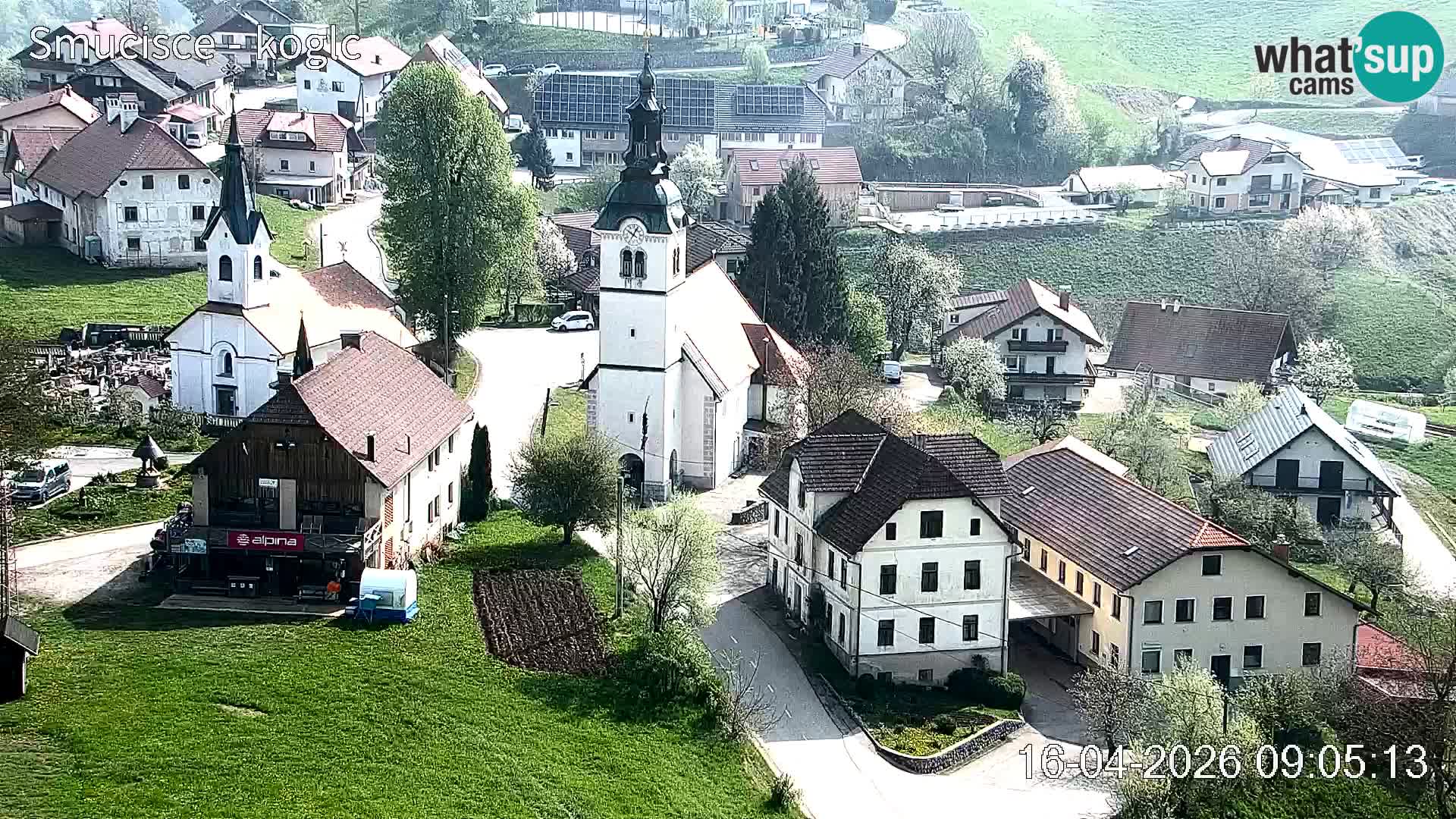 Spletna kamera Šentjošt smučišče – Pogled v živo na zgornji del proge