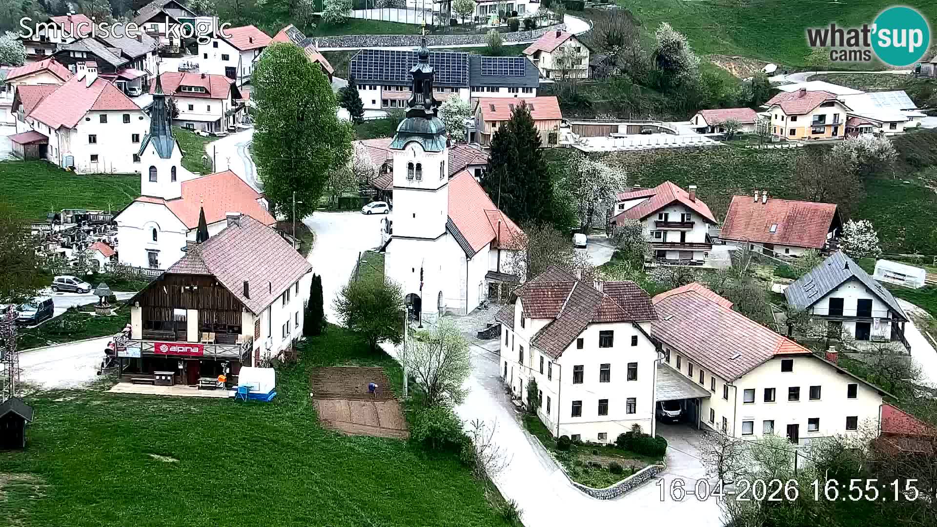 Spletna kamera Šentjošt smučišče – Pogled v živo na zgornji del proge