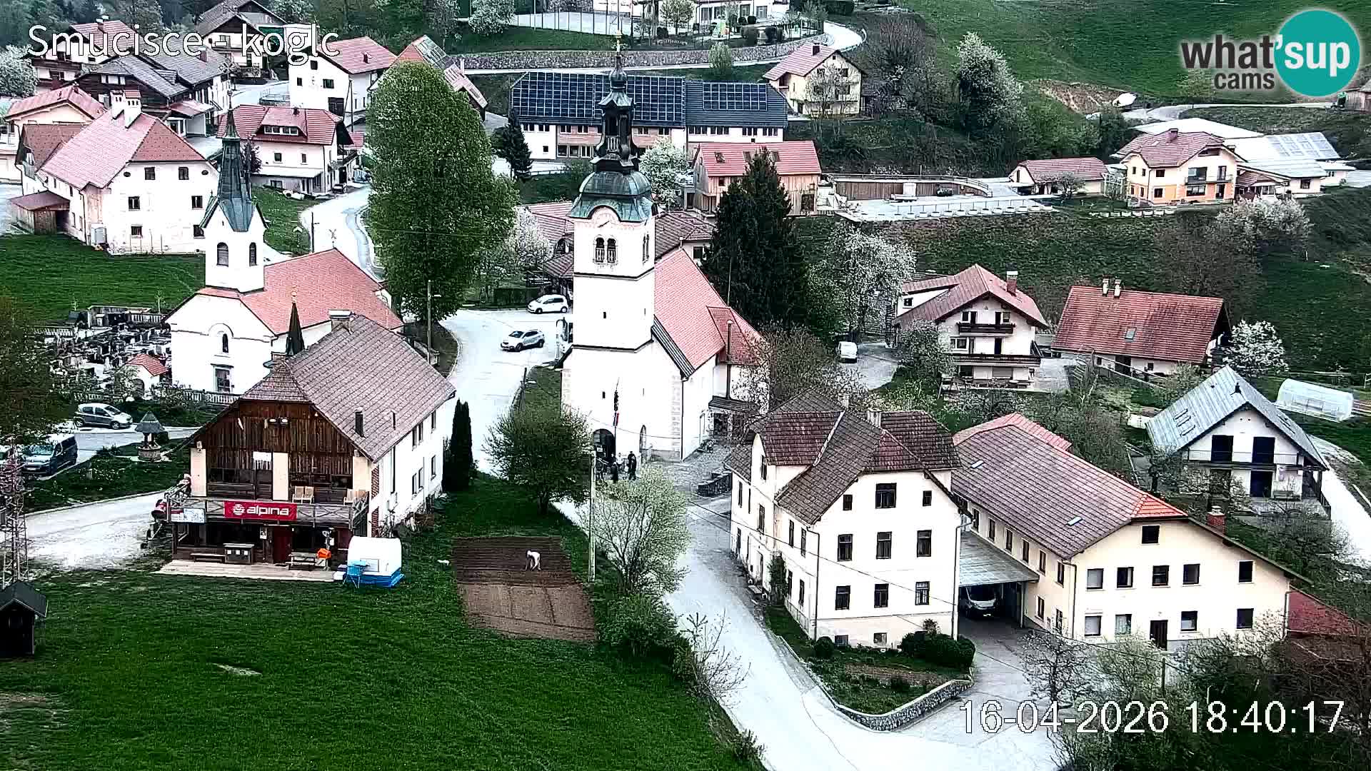 Webcam estación de esquí Šentjošt – Vista en vivo de la pista superior