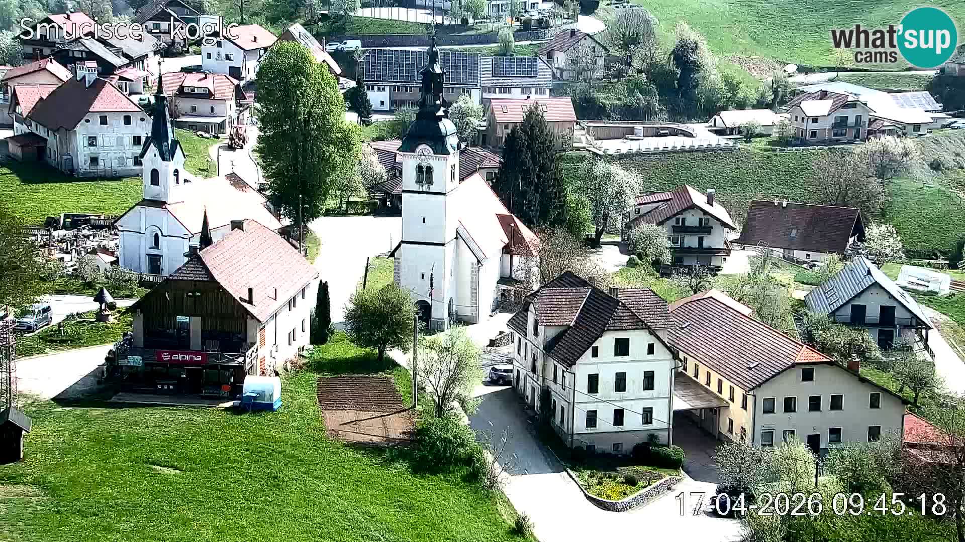 Webcam station de ski Šentjošt – Vue en direct des pistes supérieures
