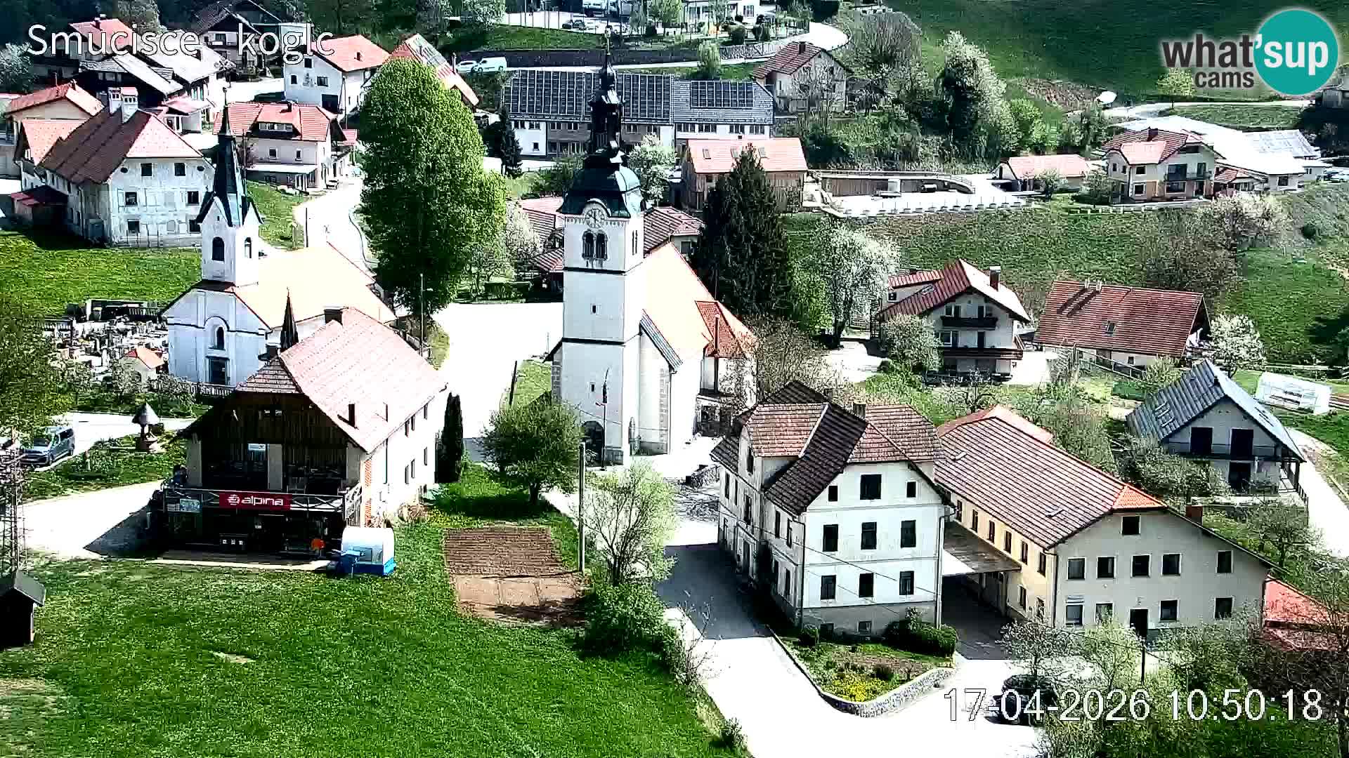 Spletna kamera Šentjošt smučišče – Pogled v živo na zgornji del proge