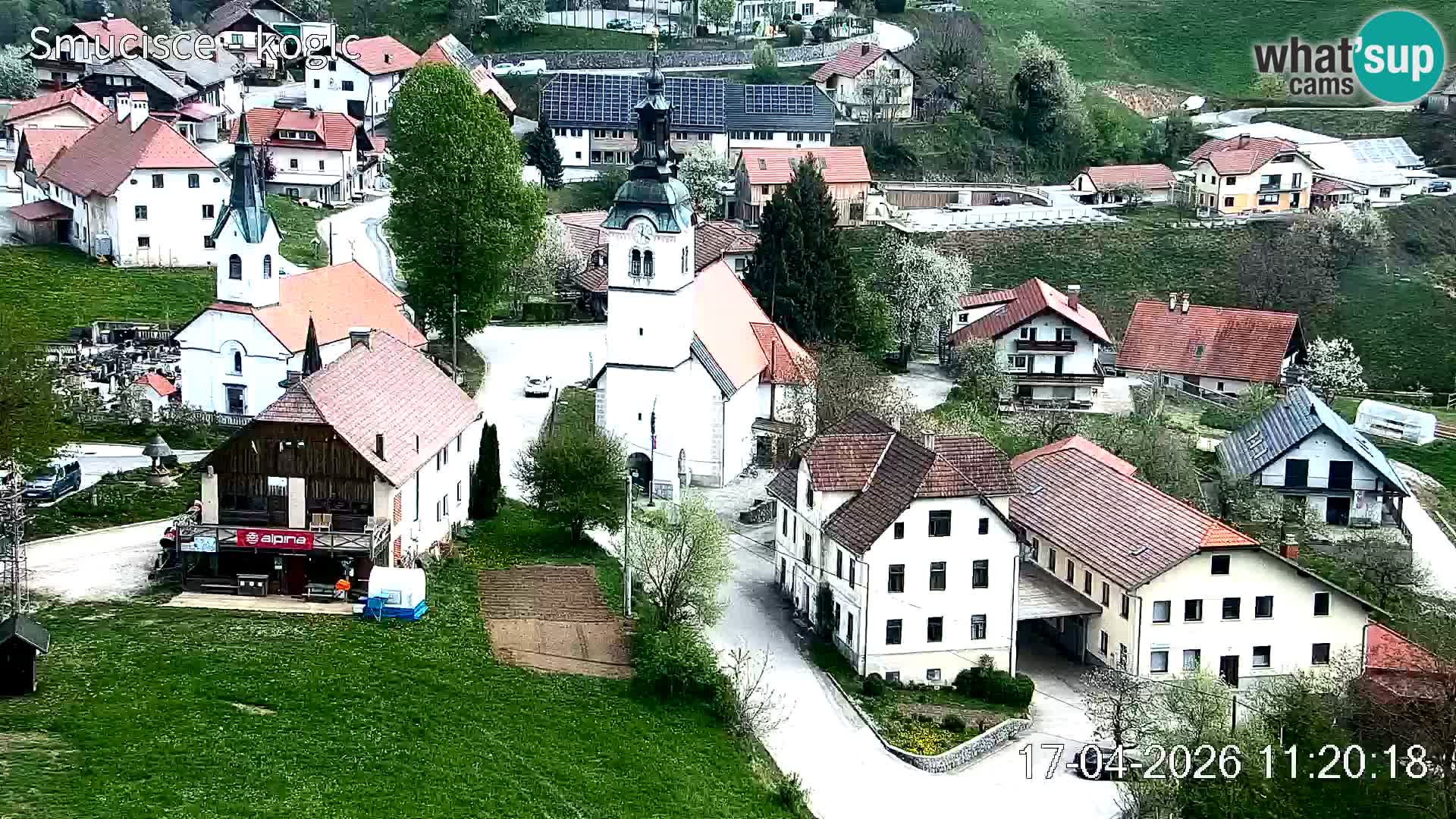 Webcam estación de esquí Šentjošt – Vista en vivo de la pista superior