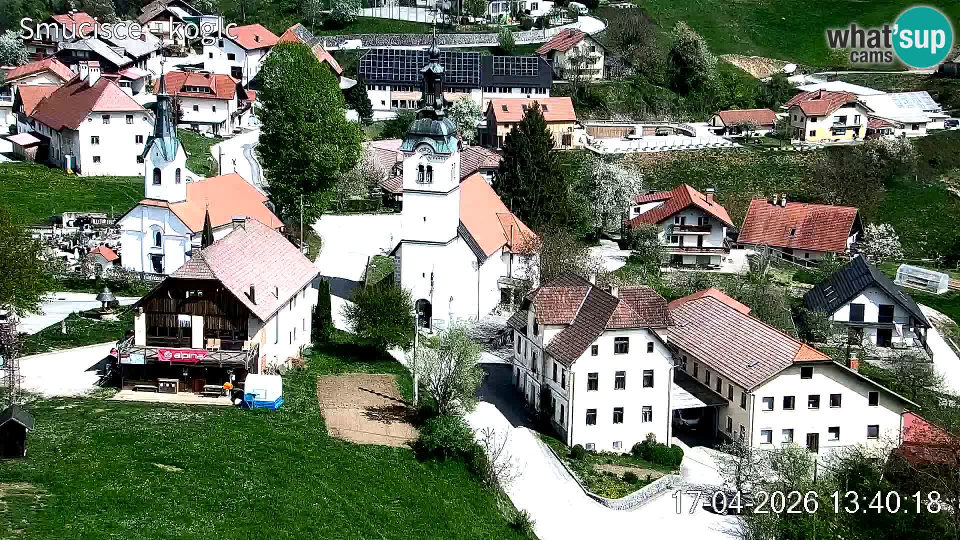 Webcam station de ski Šentjošt – Vue en direct des pistes supérieures