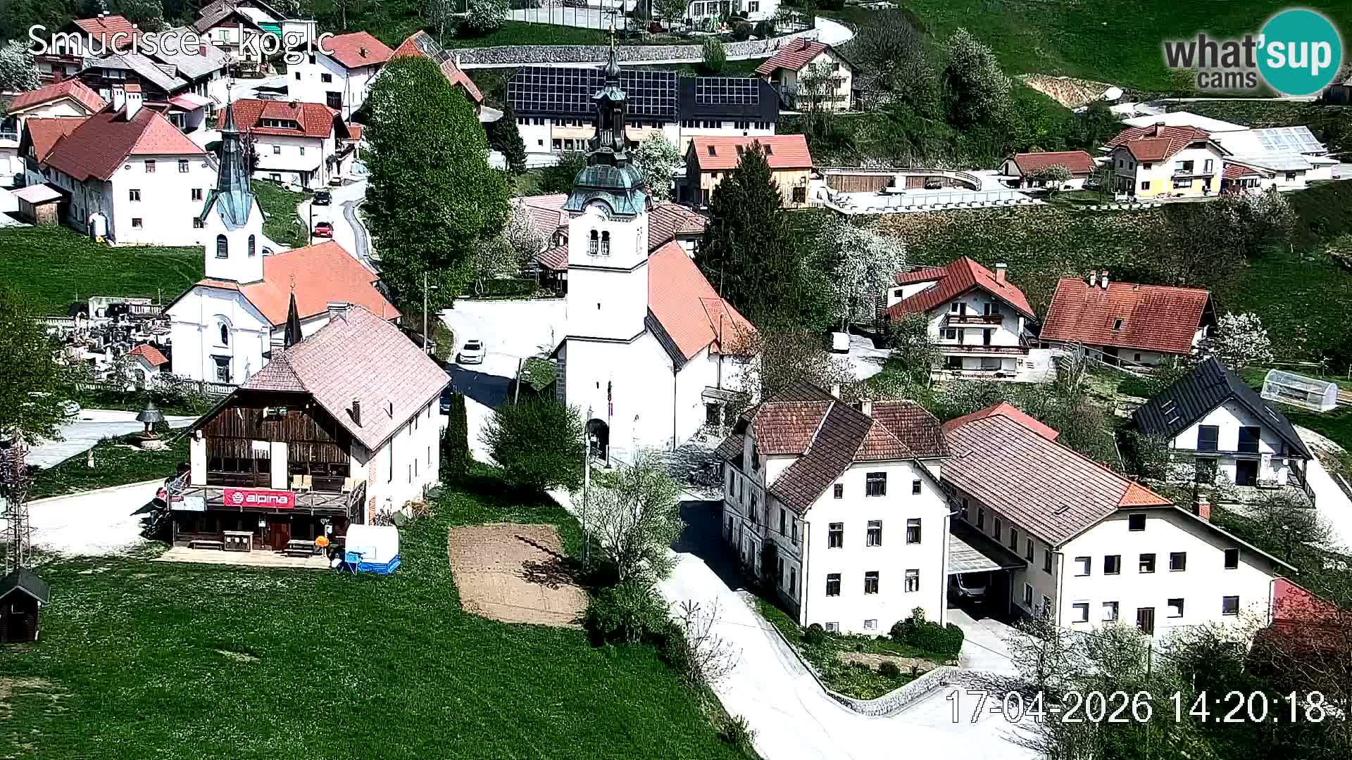 Web kamera Šentjošt skijalište – Pogled uživo na gornji dio staze