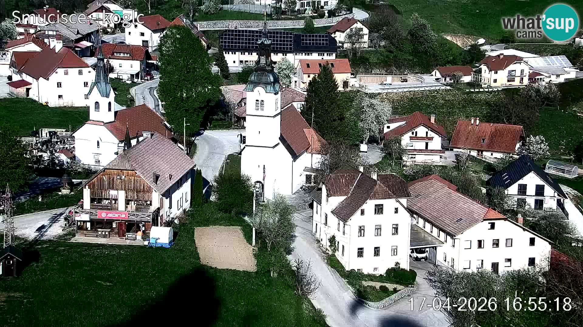 Spletna kamera Šentjošt smučišče – Pogled v živo na zgornji del proge